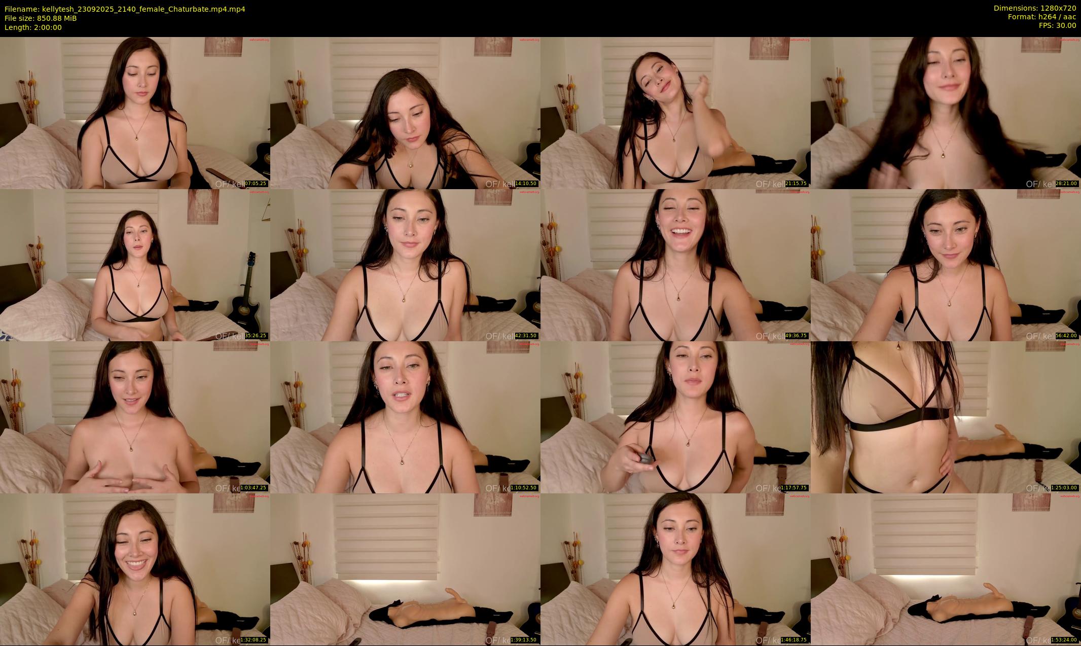 kellytesh — 120 minute Chaturbate female cam show recording, 720p, Sep 23, 2025