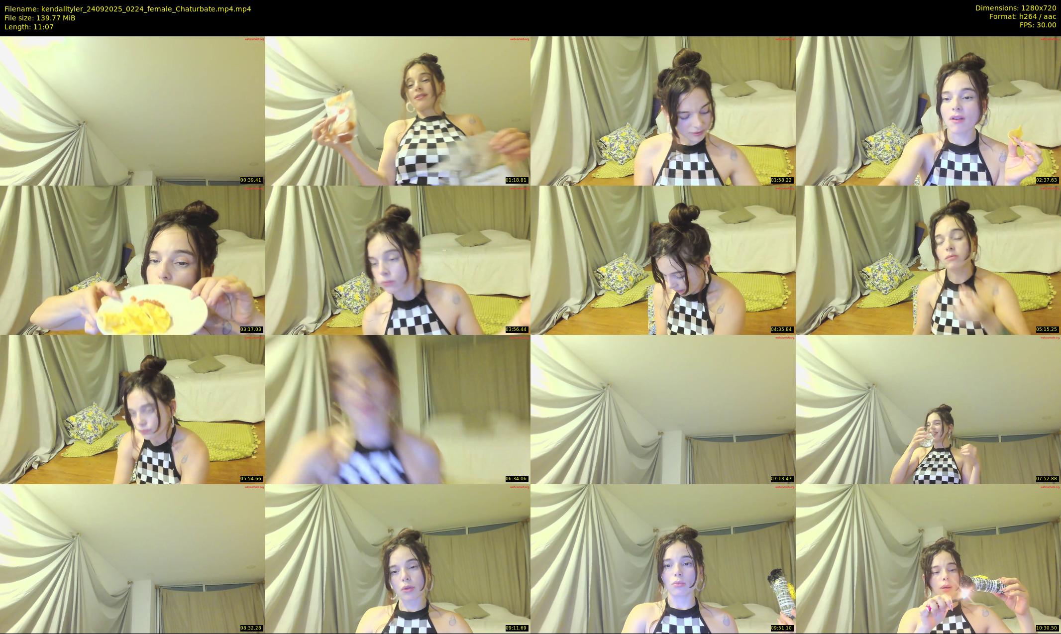 kendalltyler — 12 minute Chaturbate female cam show recording, 720p, Sep 24, 2025