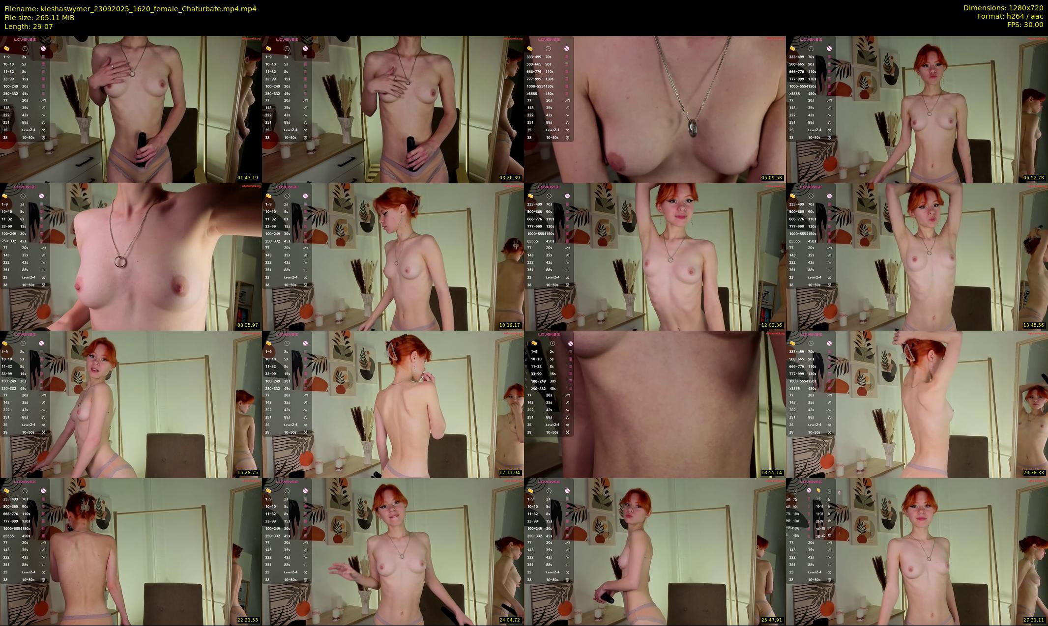 kieshaswymer — 30 minute Chaturbate female cam show recording, 720p, Sep 23, 2025