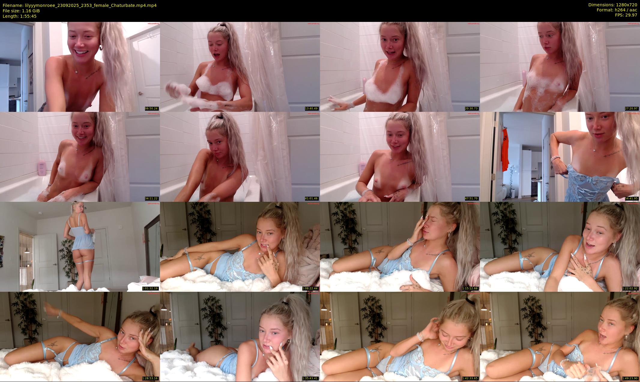 lilyyymonroee — 116 minute Chaturbate female cam show recording, 720p, Sep 23, 2025