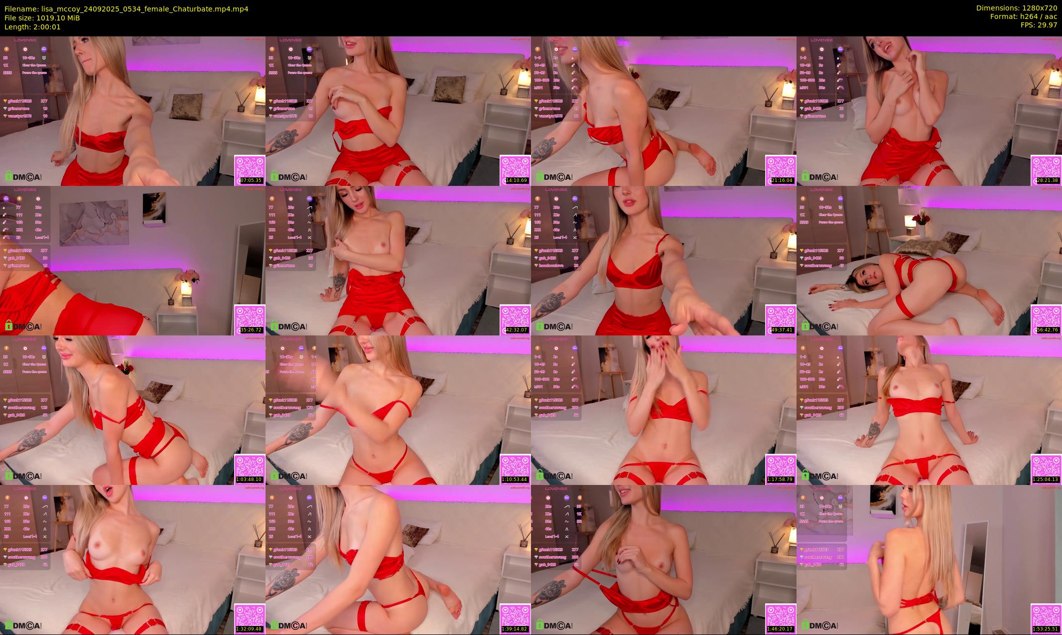 lisa_mccoy — 121 minute Chaturbate female cam show recording, 720p, Sep 24, 2025