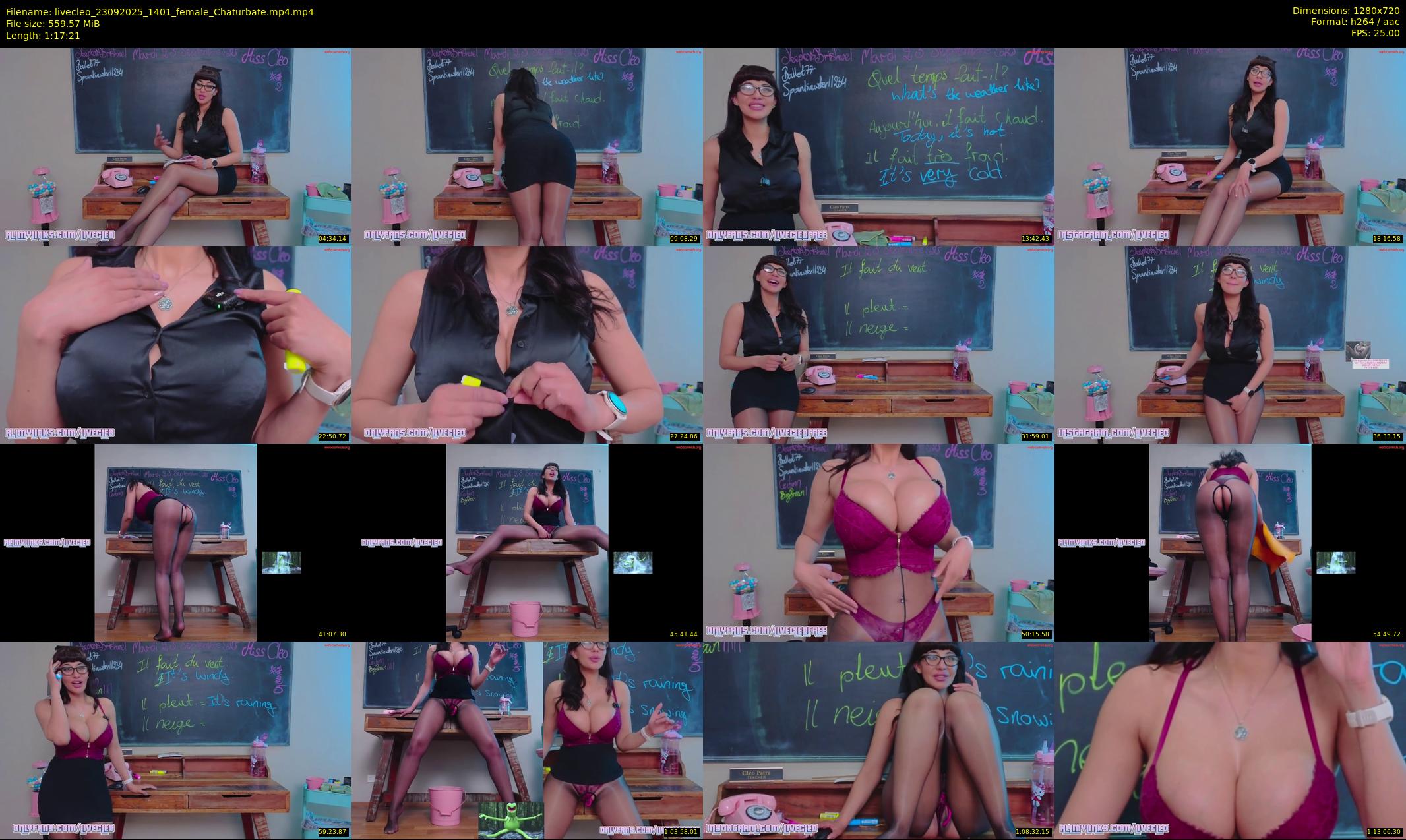 livecleo — 78 minute Chaturbate female cam show recording, 720p, Sep 23, 2025