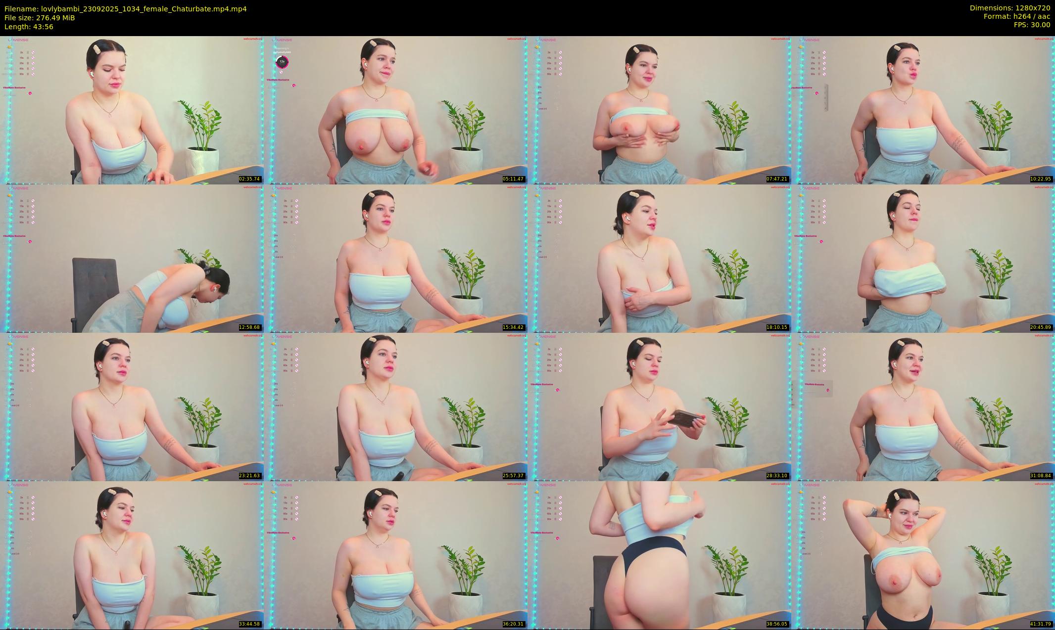 lovlybambi — 44 minute Chaturbate female cam show recording, 720p, Sep 23, 2025