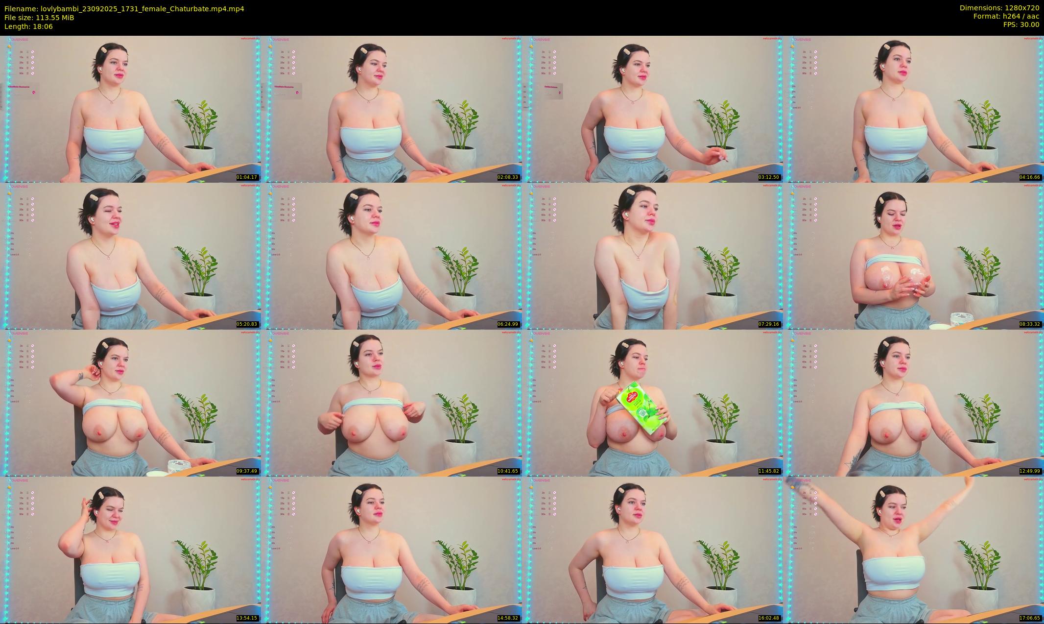 lovlybambi — 19 minute Chaturbate female cam show recording, 720p, Sep 23, 2025