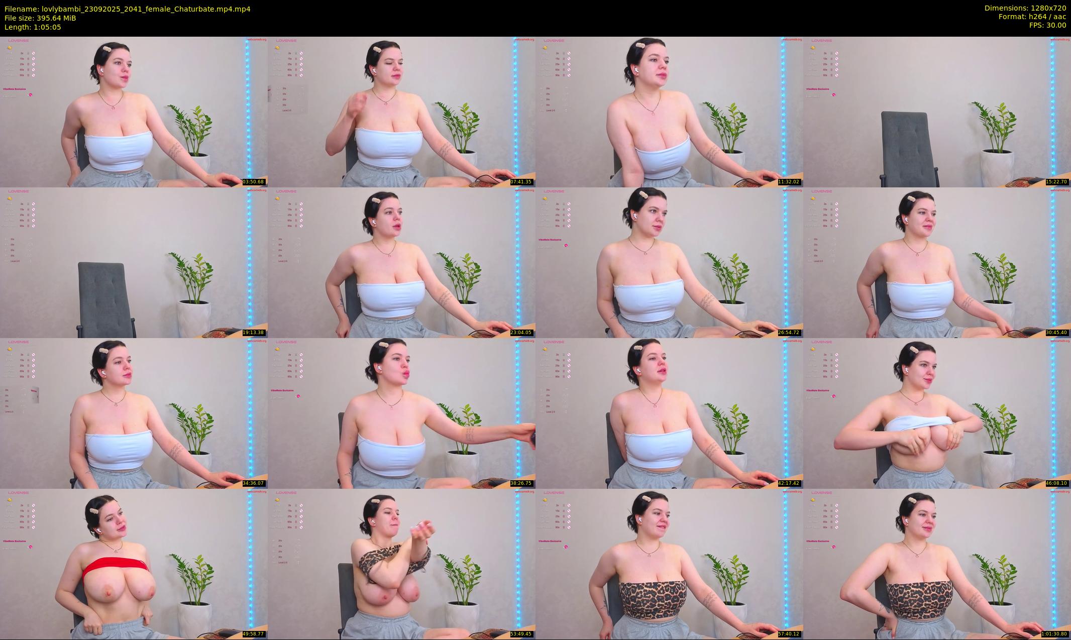 lovlybambi — 66 minute Chaturbate female cam show recording, 720p, Sep 23, 2025