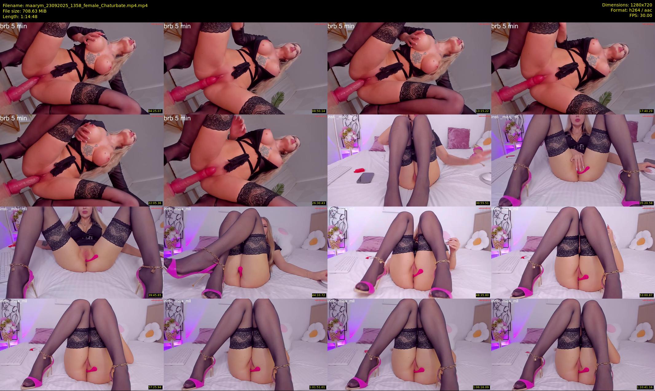 maarym — 75 minute Chaturbate couple cam show recording, 720p, Sep 23, 2025