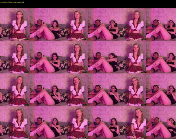 maliinka — 4 minute Chaturbate couple cam show recording, 720p, Sep 23, 2025