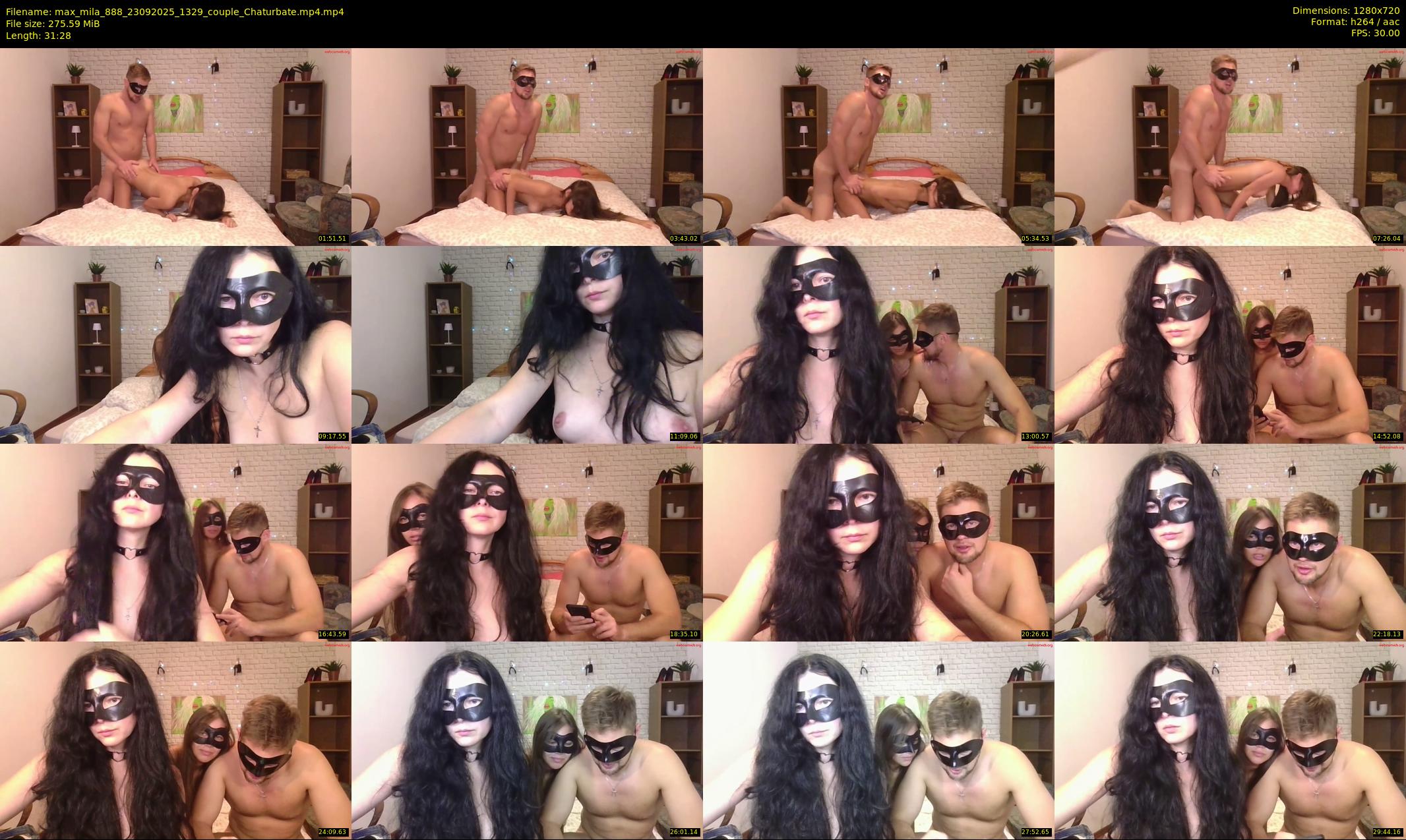 max_mila_888 — 32 minute Chaturbate couple cam show recording, 720p, Sep 23, 2025