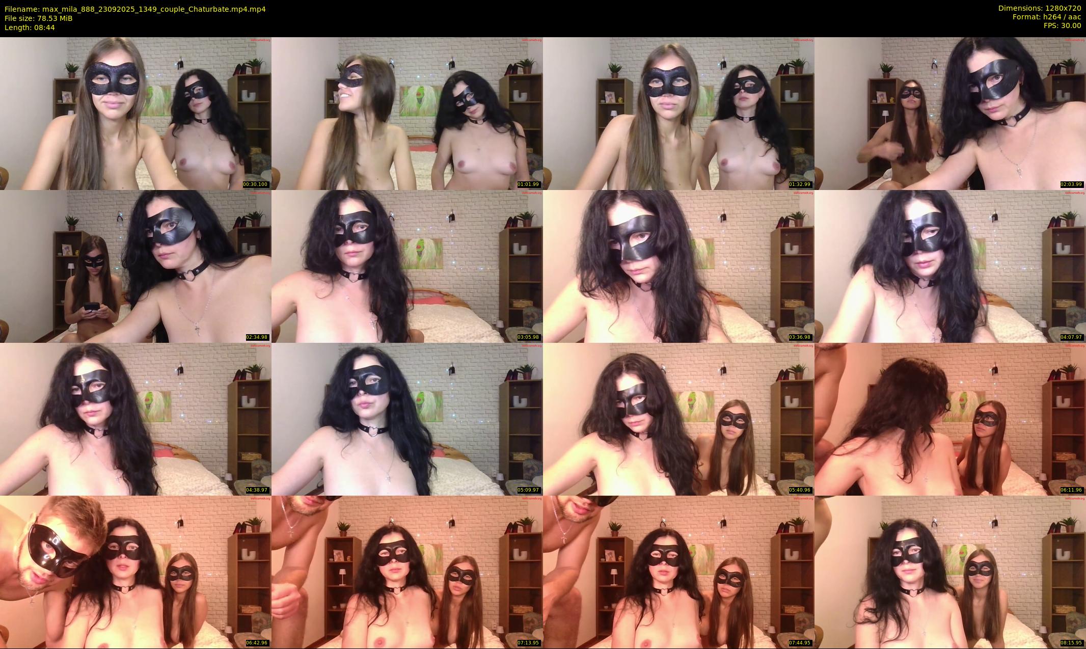 max_mila_888 — 9 minute Chaturbate couple cam show recording, 720p, Sep 23, 2025
