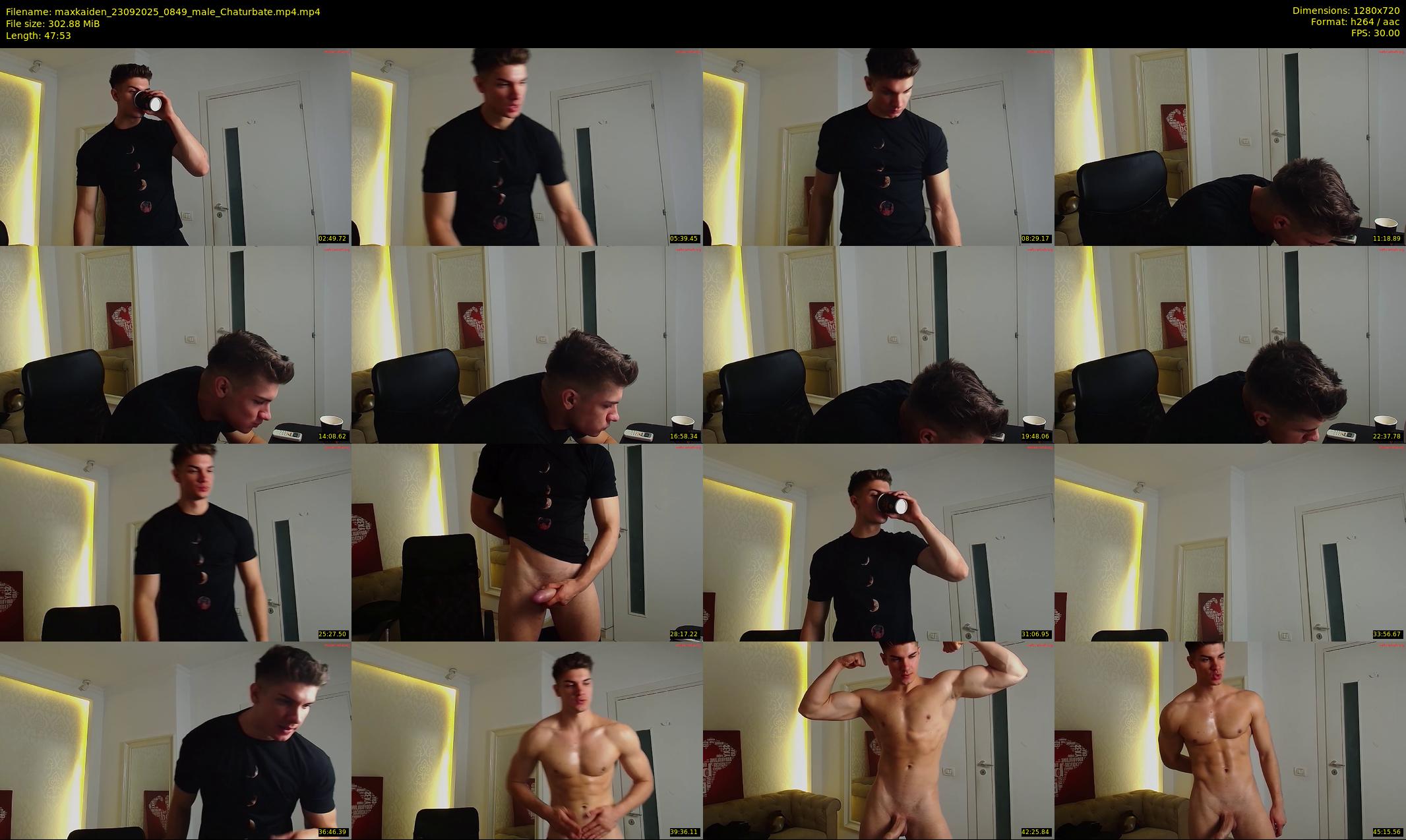 maxkaiden — 48 minute Chaturbate male cam show recording, 720p, Sep 23, 2025