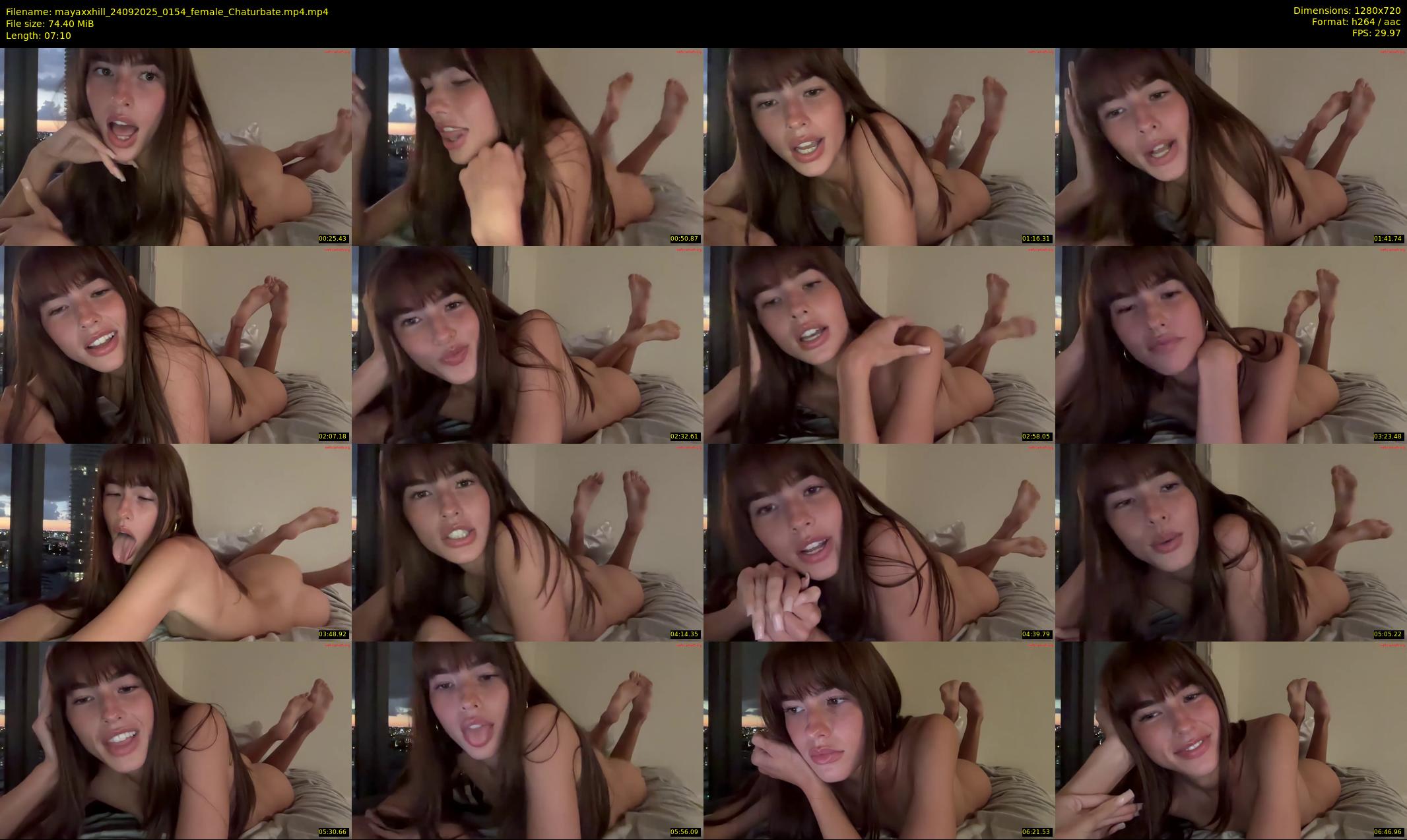 mayaxxhill — 8 minute Chaturbate female cam show recording, 720p, Sep 24, 2025