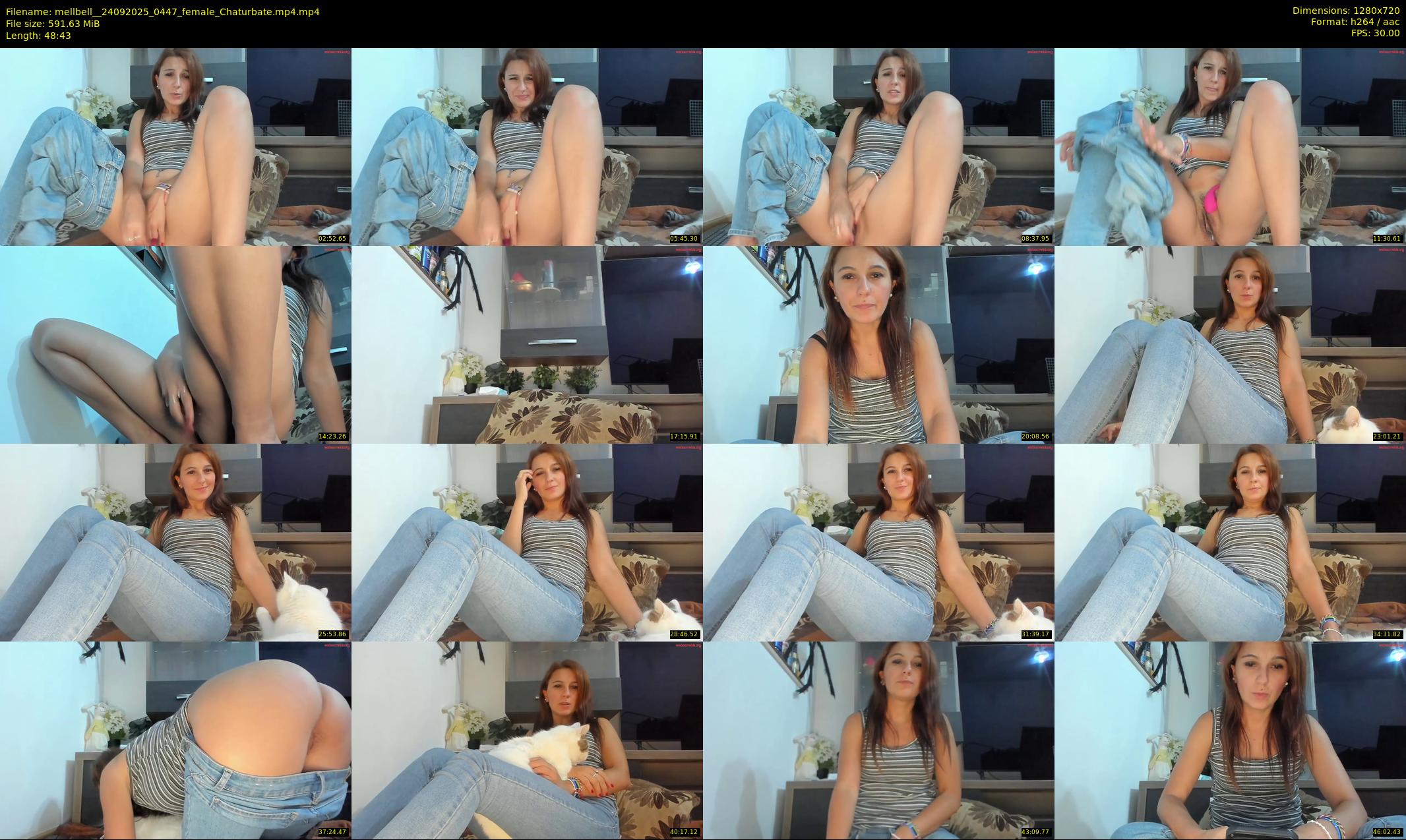 mellbell_ — 49 minute Chaturbate female cam show recording, 720p, Sep 24, 2025