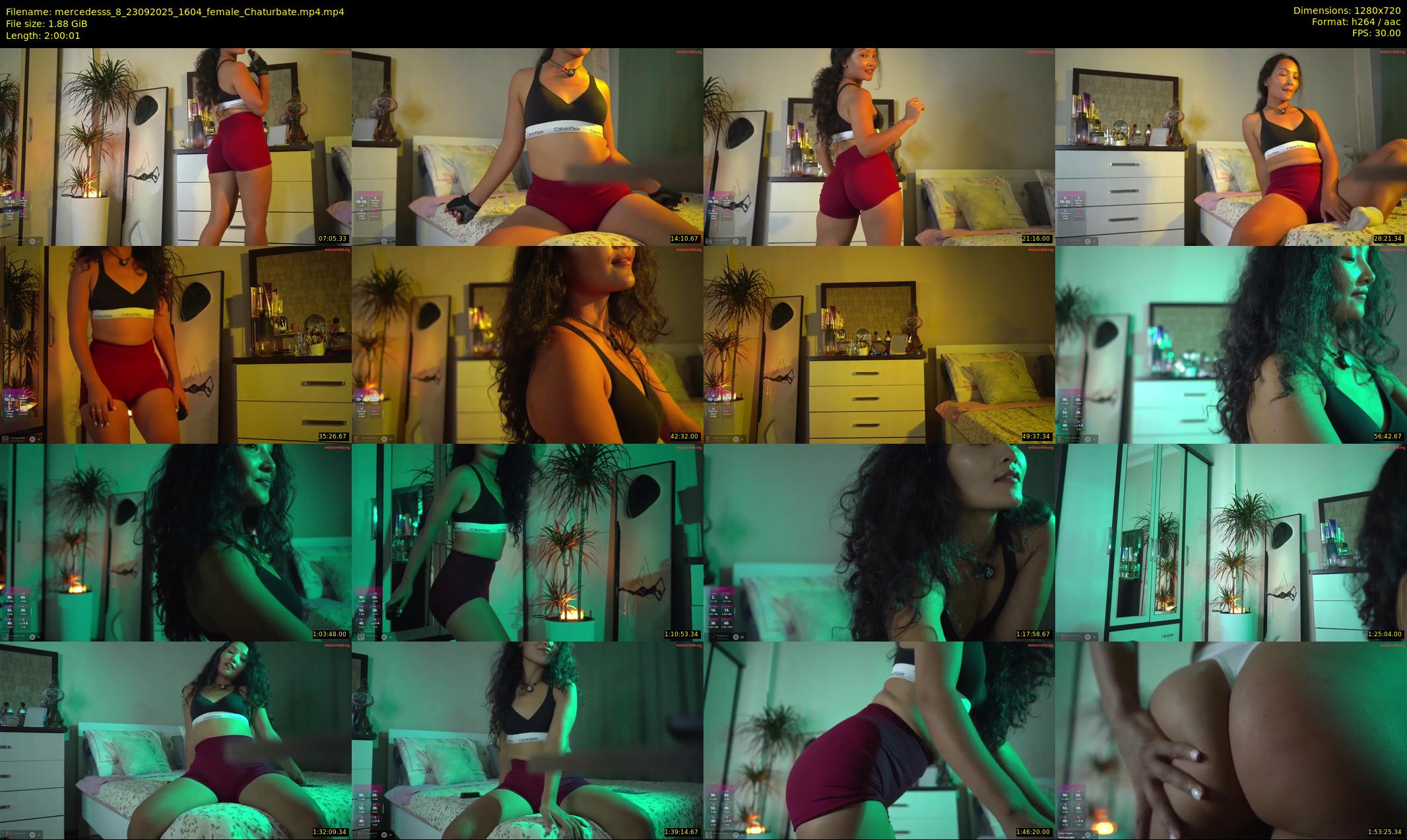 mercedesss_8 — 121 minute Chaturbate female cam show recording, 720p, Sep 23, 2025