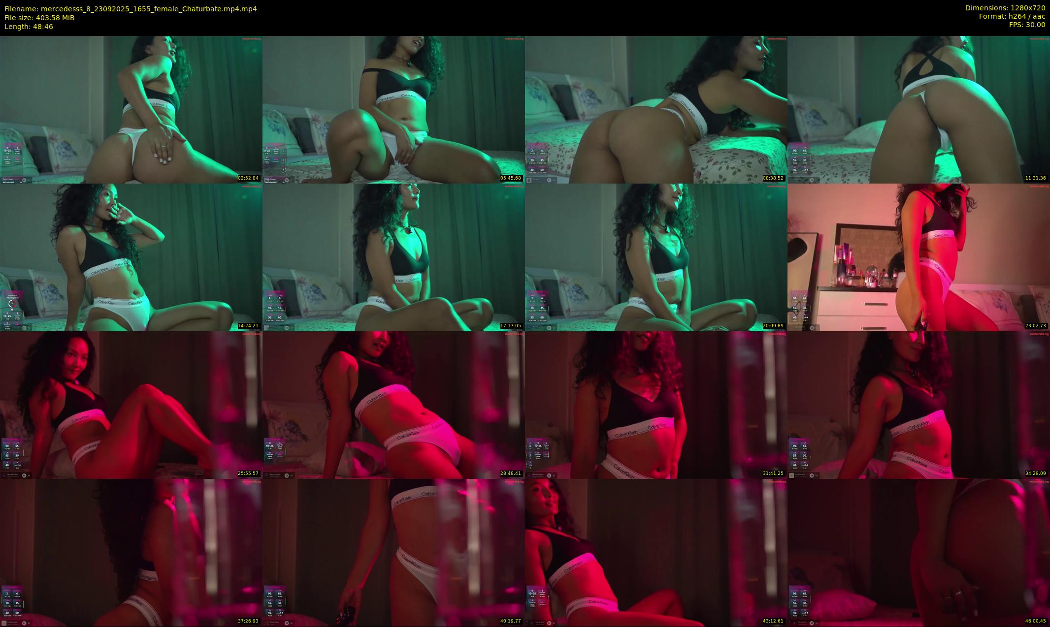 mercedesss_8 — 49 minute Chaturbate female cam show recording, 720p, Sep 23, 2025