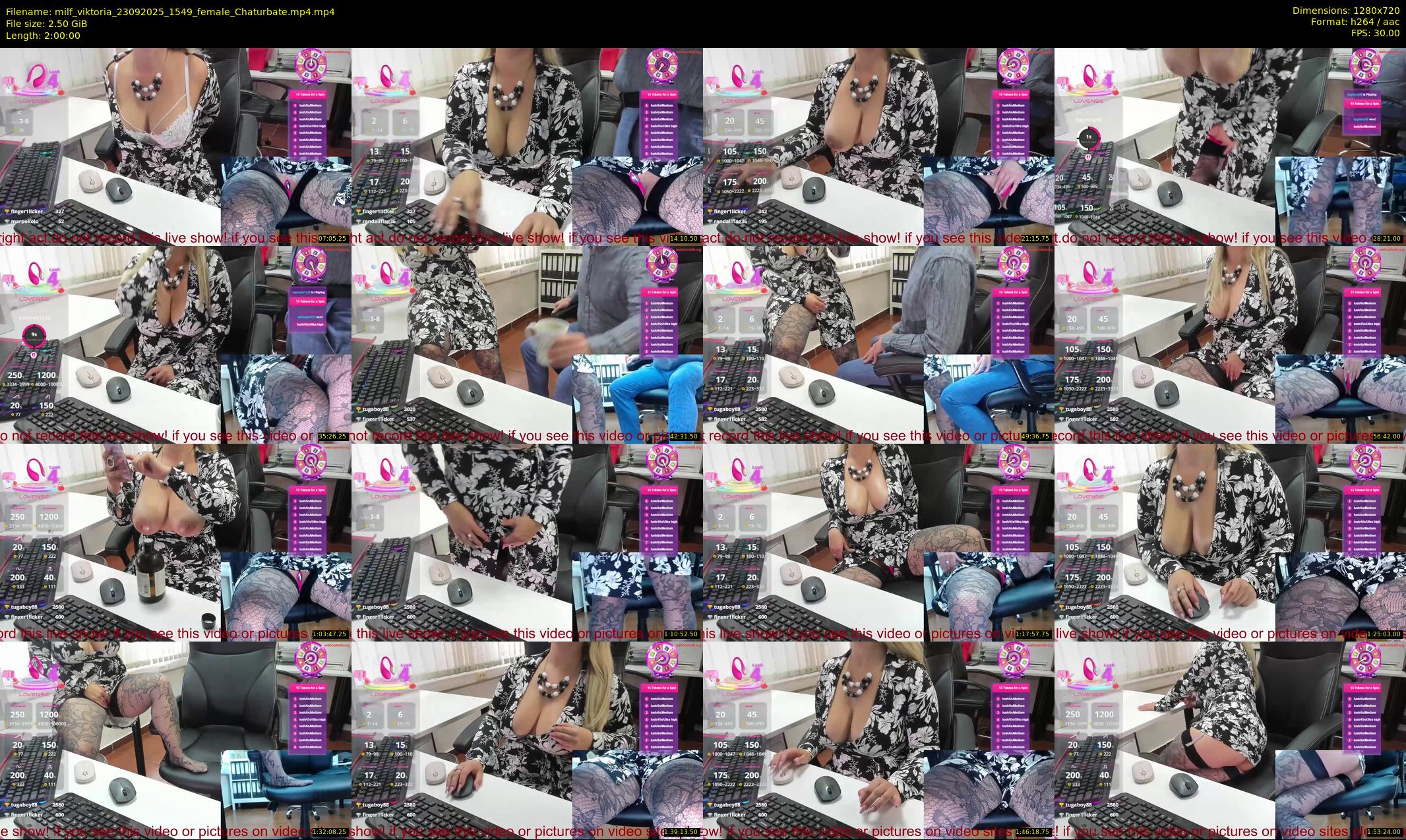 milf_viktoria — 120 minute Chaturbate female cam show recording, 720p, Sep 23, 2025