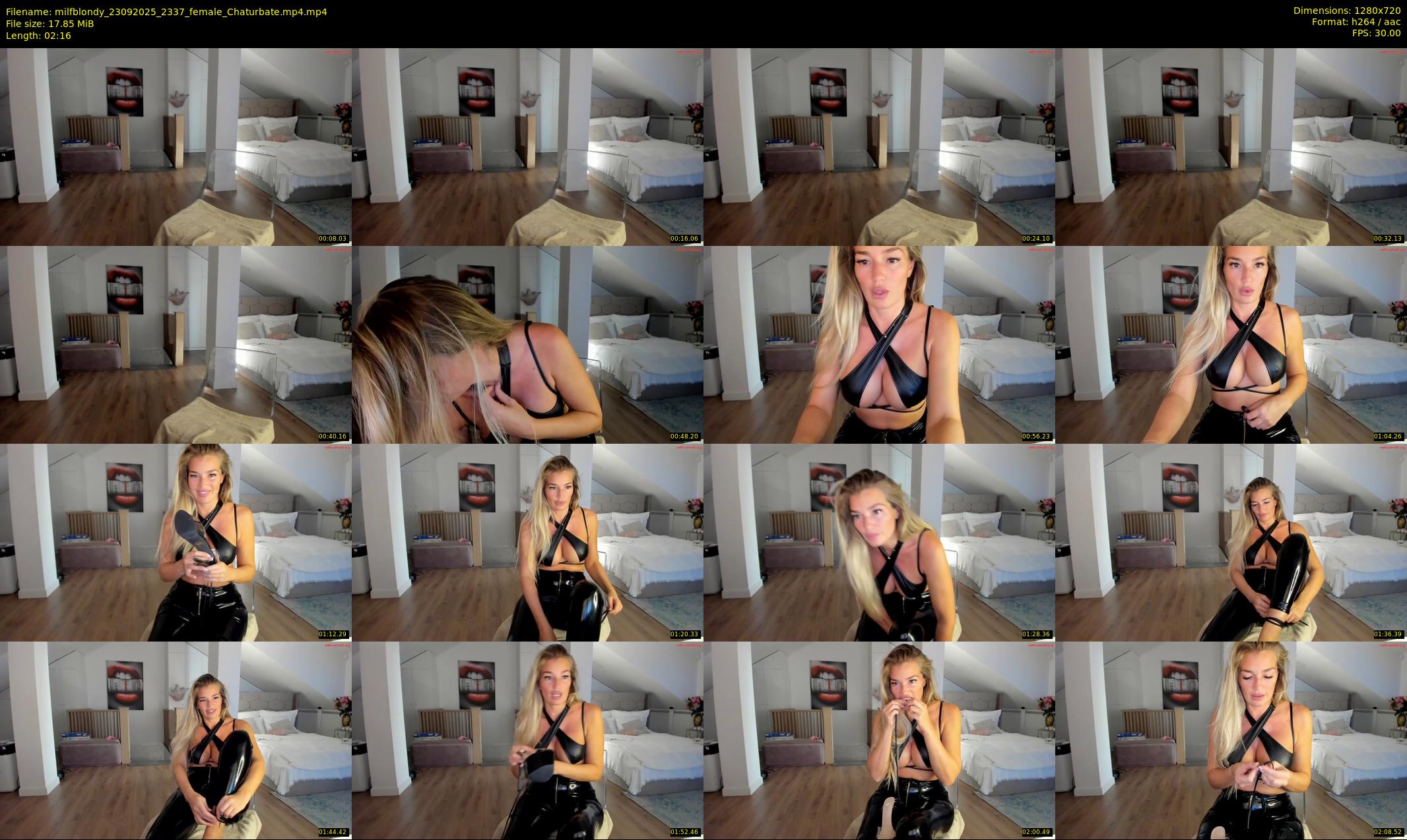 milfblondy — 3 minute Chaturbate female cam show recording, 720p, Sep 23, 2025