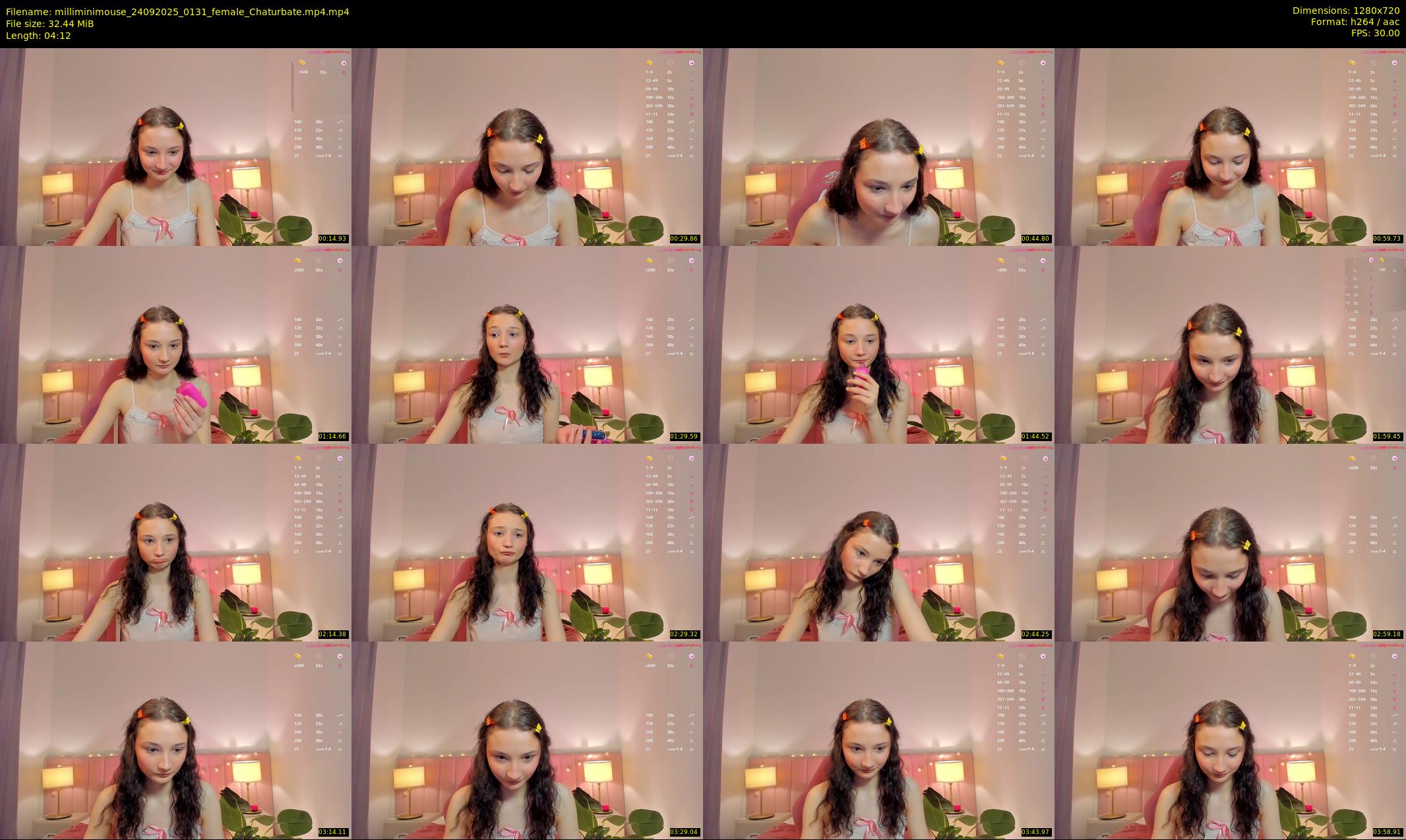 milliminimouse — 5 minute Chaturbate female cam show recording, 720p, Sep 24, 2025