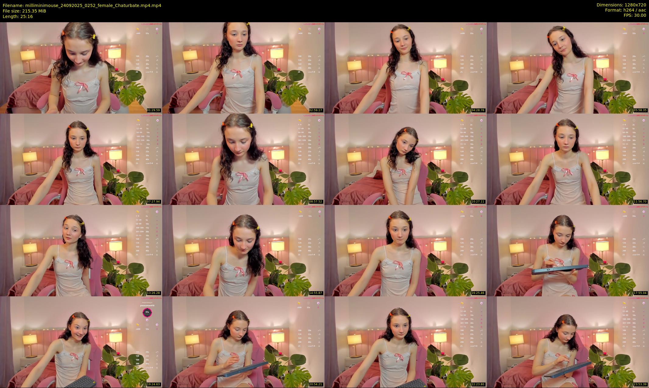milliminimouse — 26 minute Chaturbate female cam show recording, 720p, Sep 24, 2025