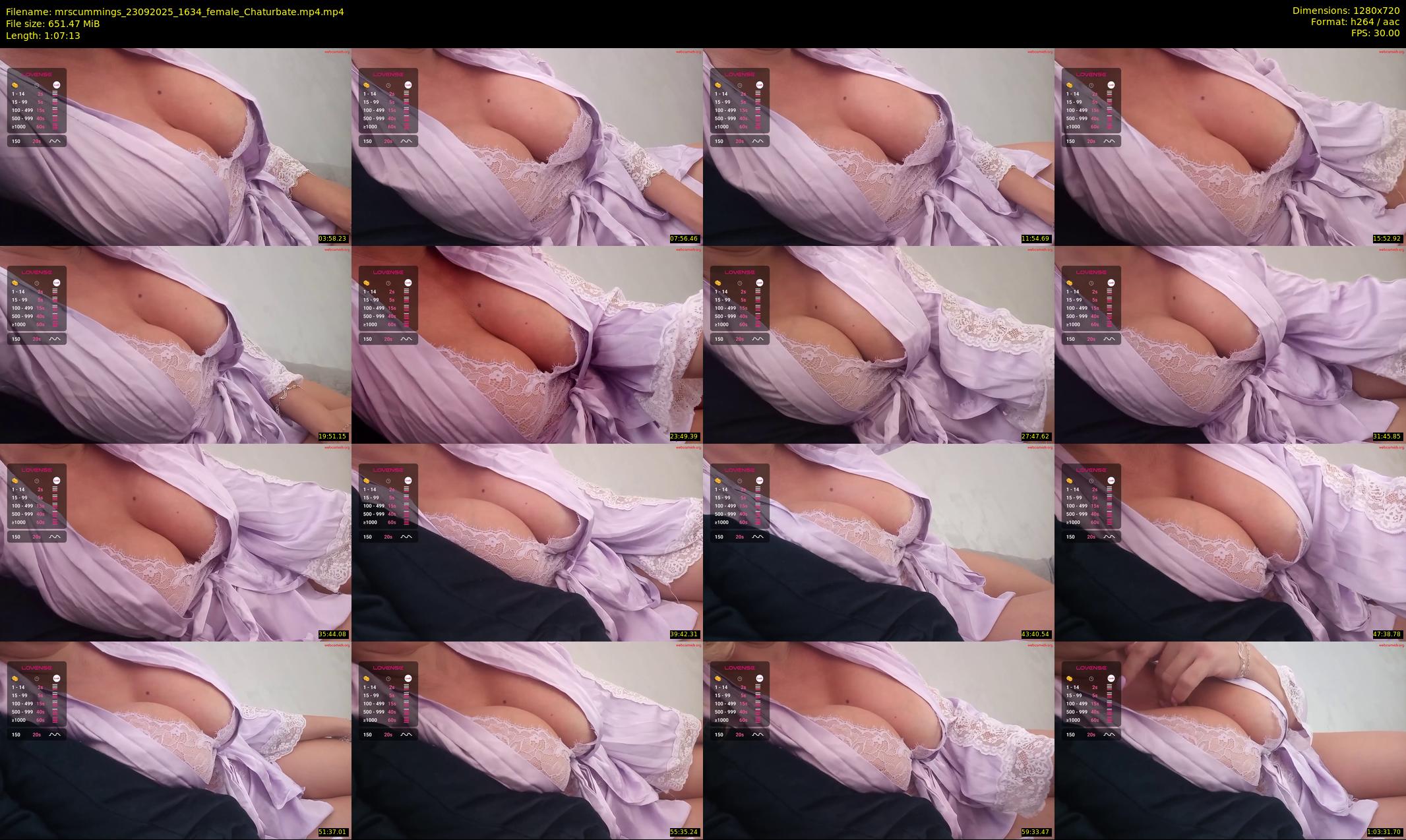 mrscummings — 68 minute Chaturbate female cam show recording, 720p, Sep 23, 2025