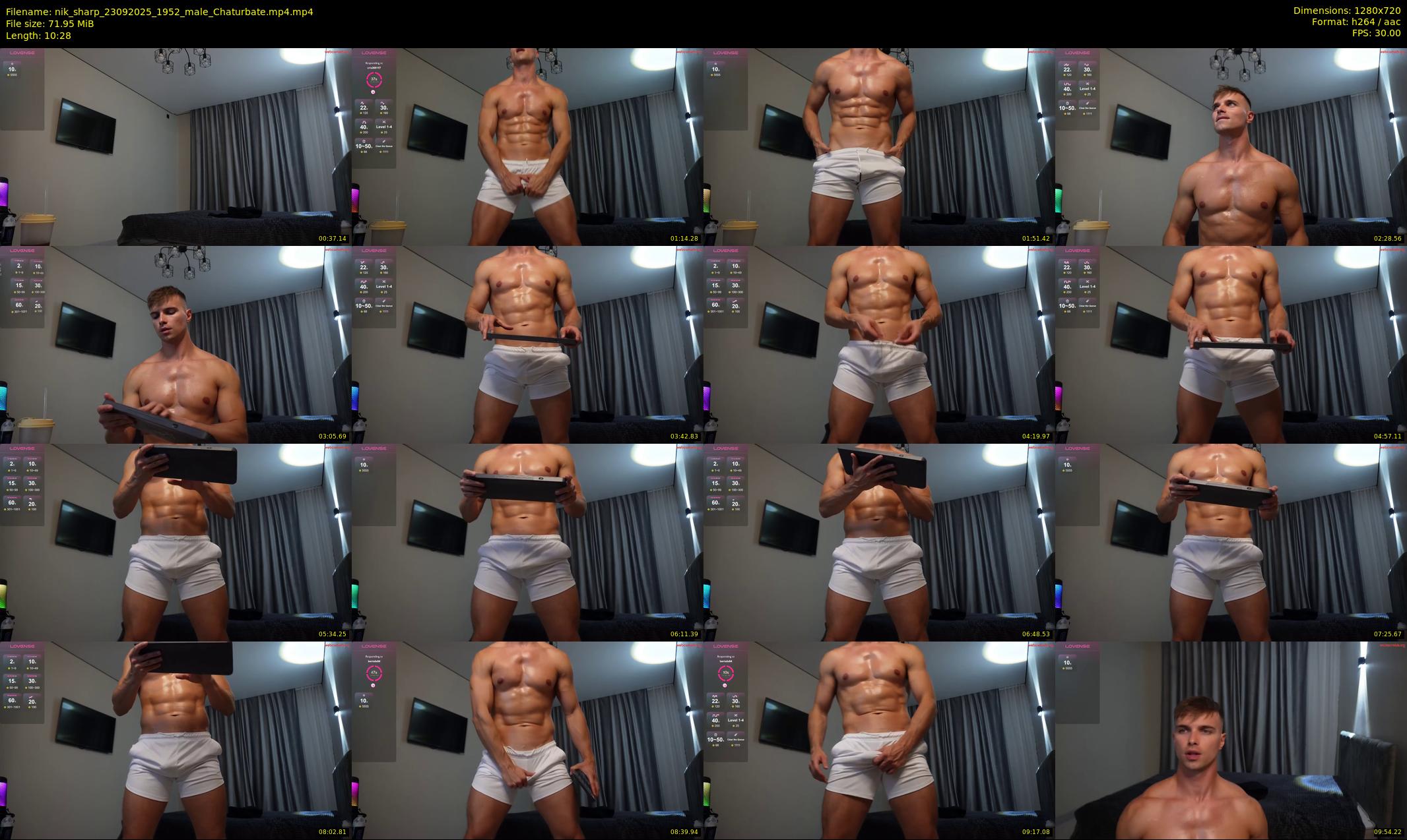 nik_sharp — 11 minute Chaturbate male cam show recording, 720p, Sep 23, 2025