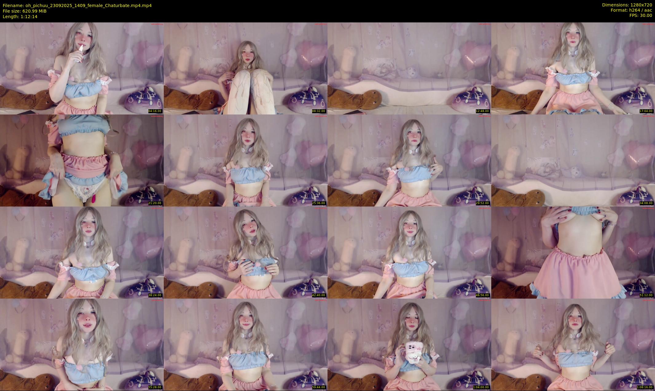 oh_pichuu — 73 minute Chaturbate female cam show recording, 720p, Sep 23, 2025