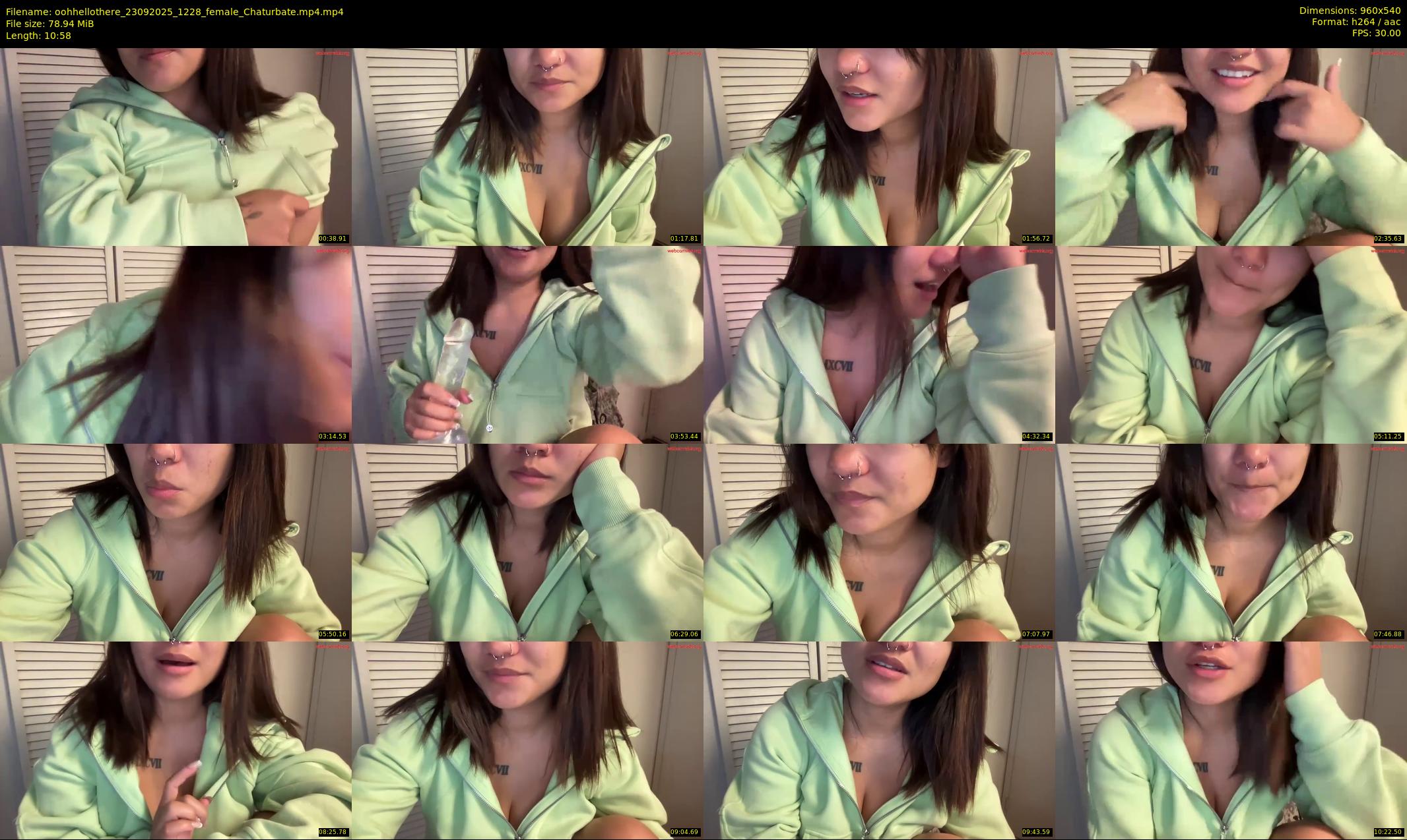 oohhellothere — 11 minute Chaturbate female cam show recording, 480p, Sep 23, 2025