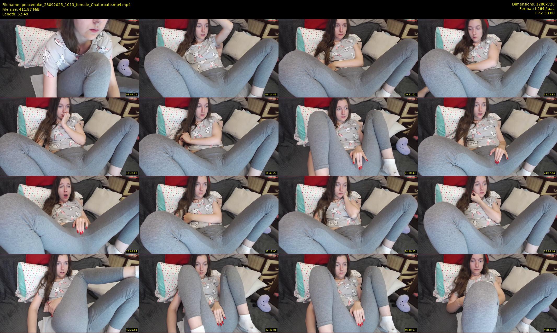 peaceduke — 53 minute Chaturbate female cam show recording, 720p, Sep 23, 2025