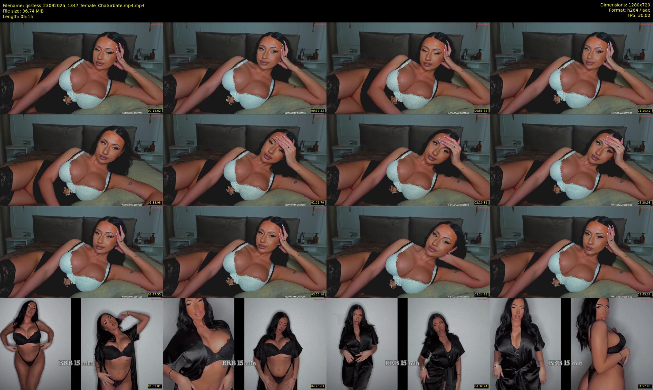 qsstess — 6 minute Chaturbate female cam show recording, 720p, Sep 23, 2025