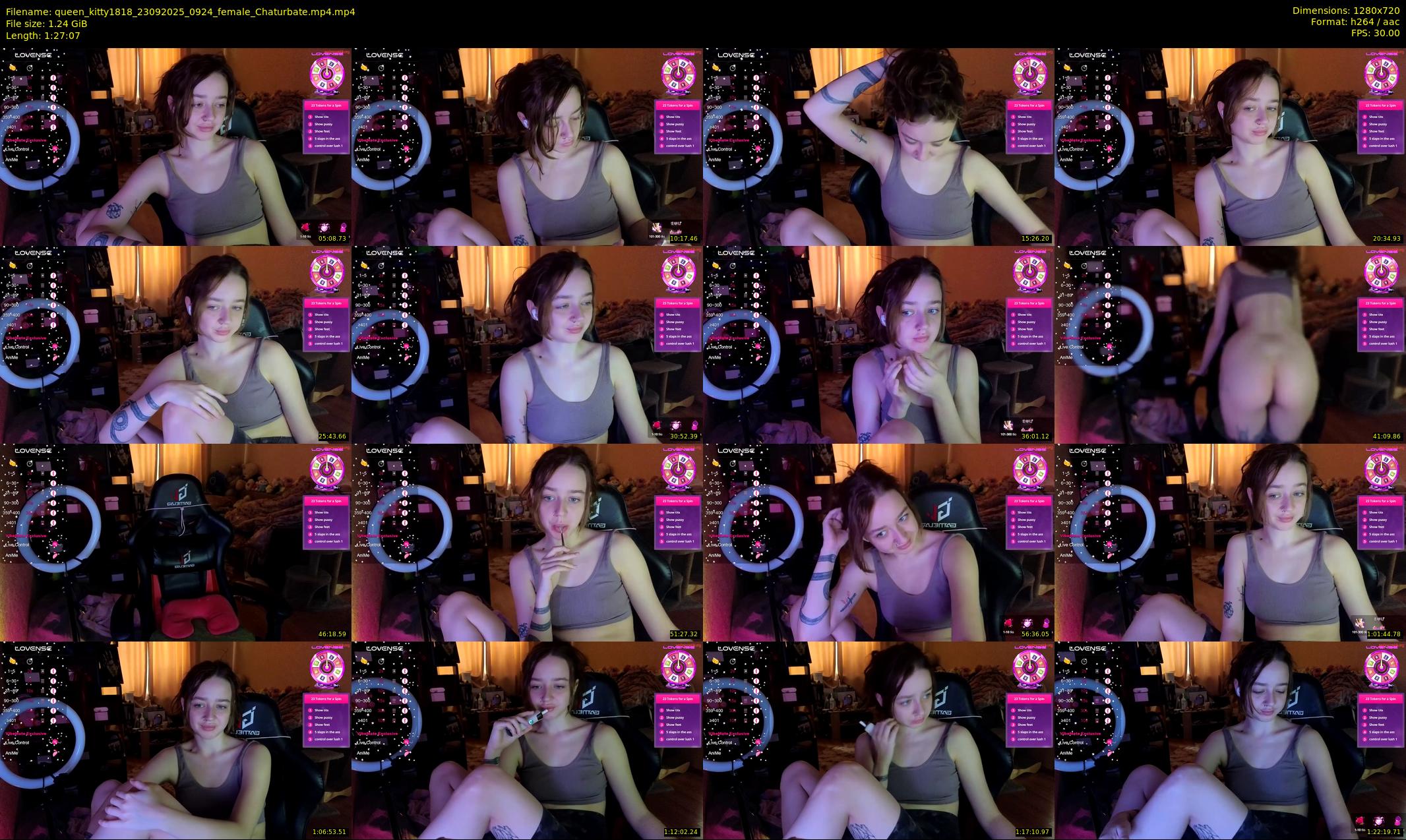 queen_kitty1818 — 88 minute Chaturbate female cam show recording, 720p, Sep 23, 2025