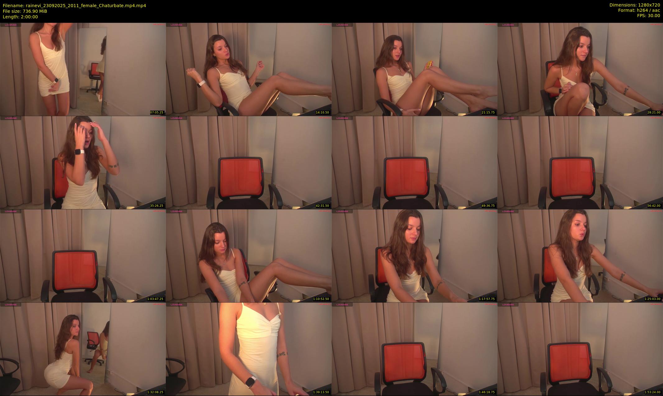 rainevi — 120 minute Chaturbate female cam show recording, 720p, Sep 23, 2025