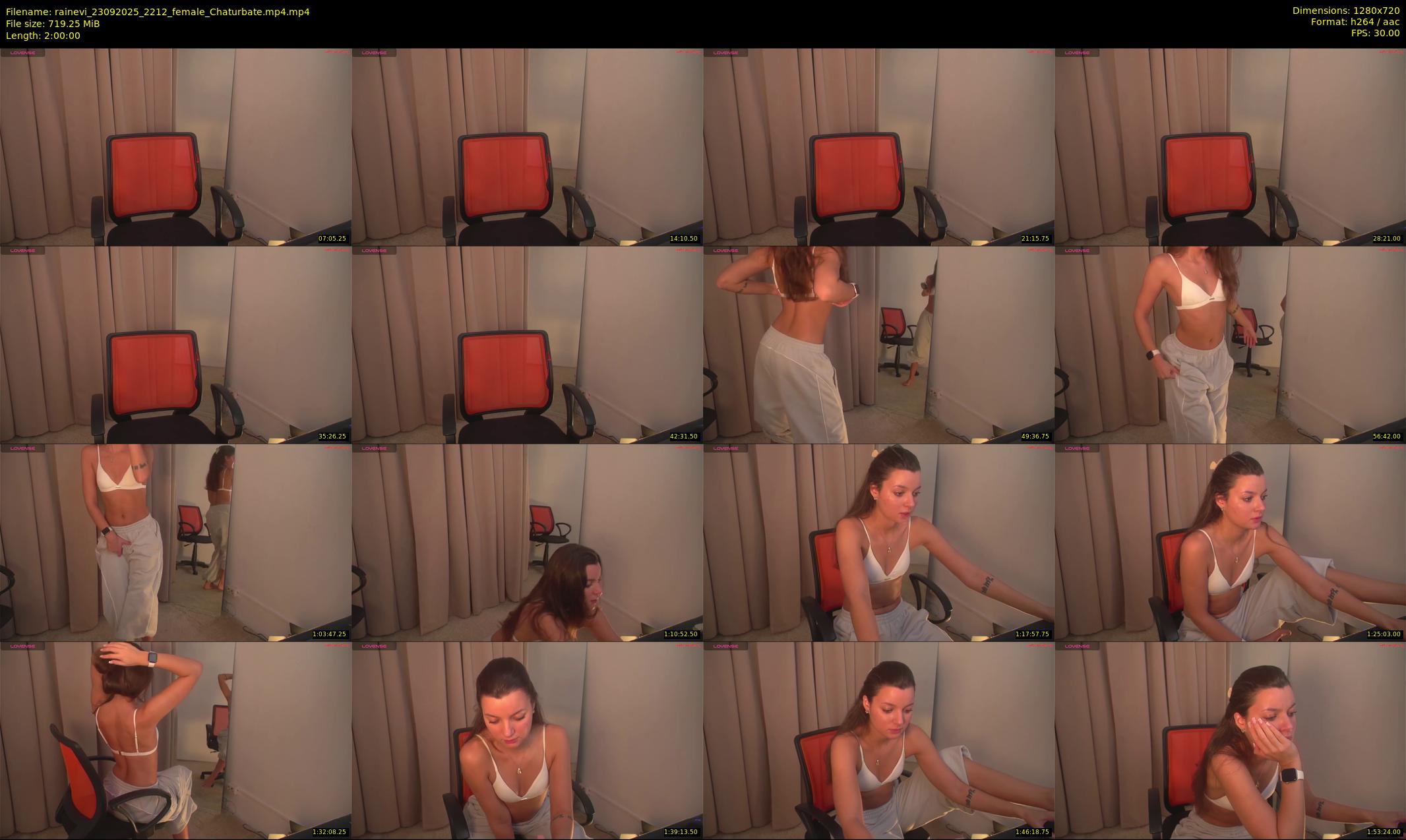 rainevi — 120 minute Chaturbate female cam show recording, 720p, Sep 23, 2025
