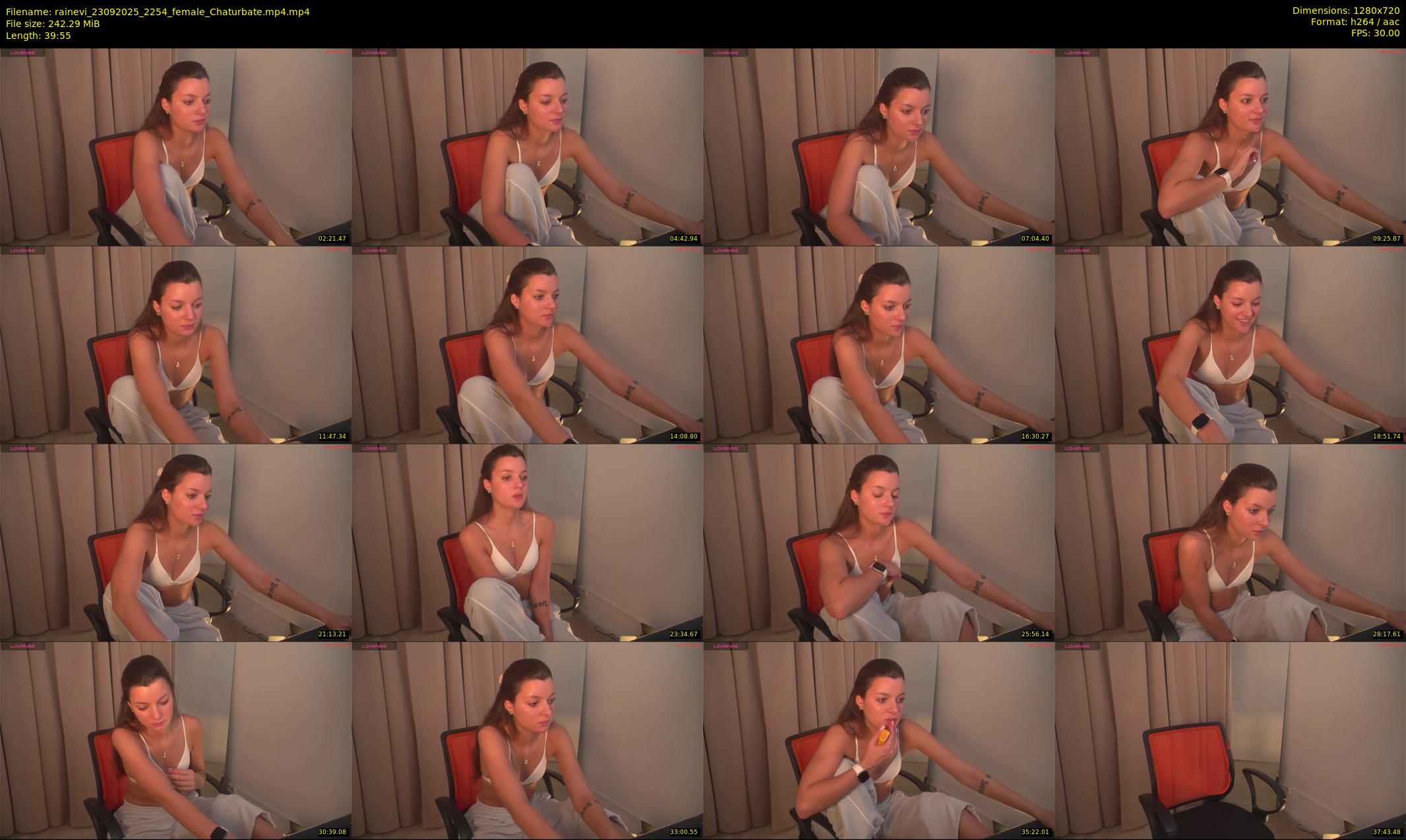 rainevi — 40 minute Chaturbate female cam show recording, 720p, Sep 23, 2025
