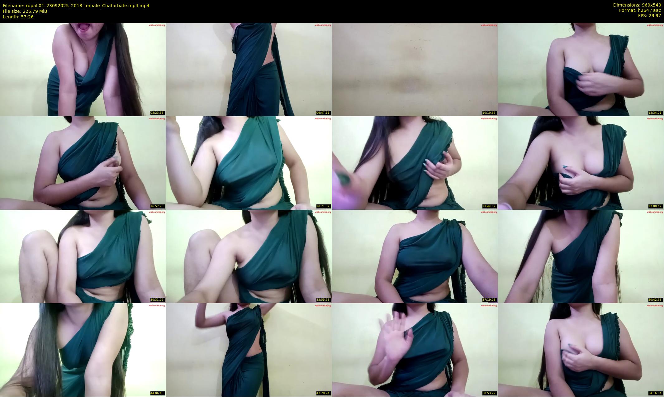 rupali01 — 58 minute Chaturbate female cam show recording, 480p, Sep 23, 2025