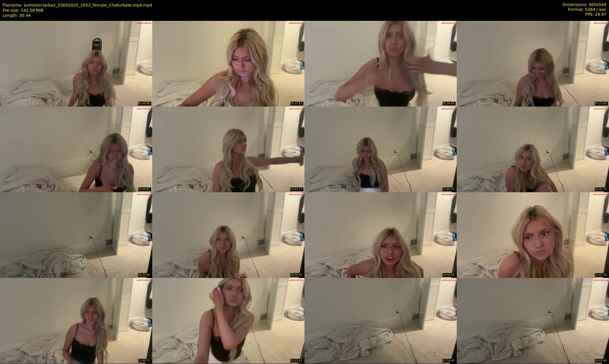 summerclarke2 — 31 minute Chaturbate female cam show recording, 480p, Sep 23, 2025