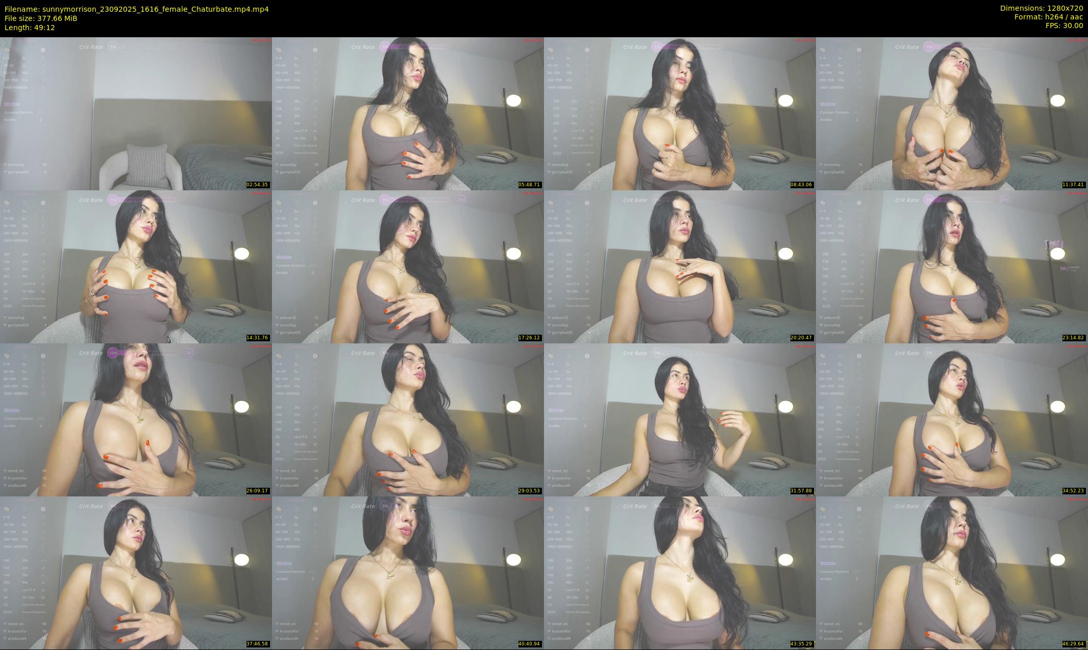 sunnymorrison — 50 minute Chaturbate female cam show recording, 720p, Sep 23, 2025
