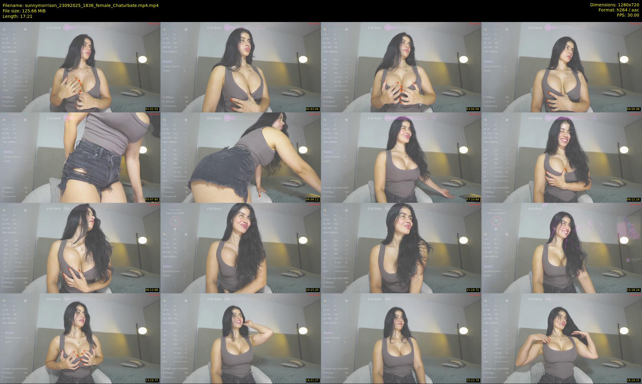 sunnymorrison — 18 minute Chaturbate female cam show recording, 720p, Sep 23, 2025