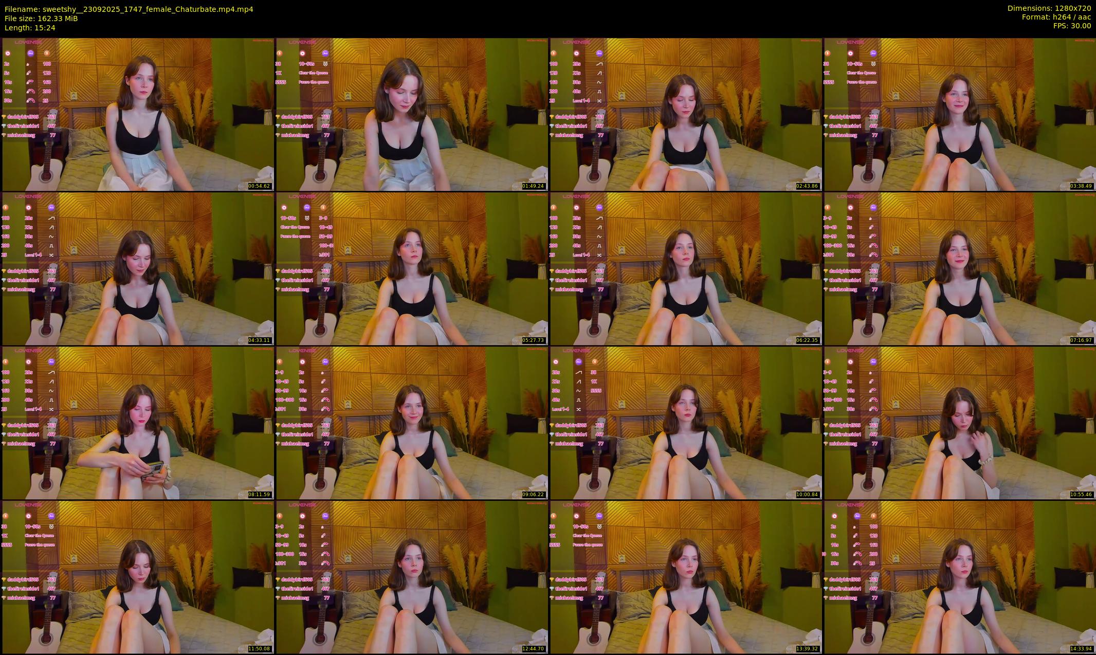 sweetshy_ — 16 minute Chaturbate female cam show recording, 720p, Sep 23, 2025