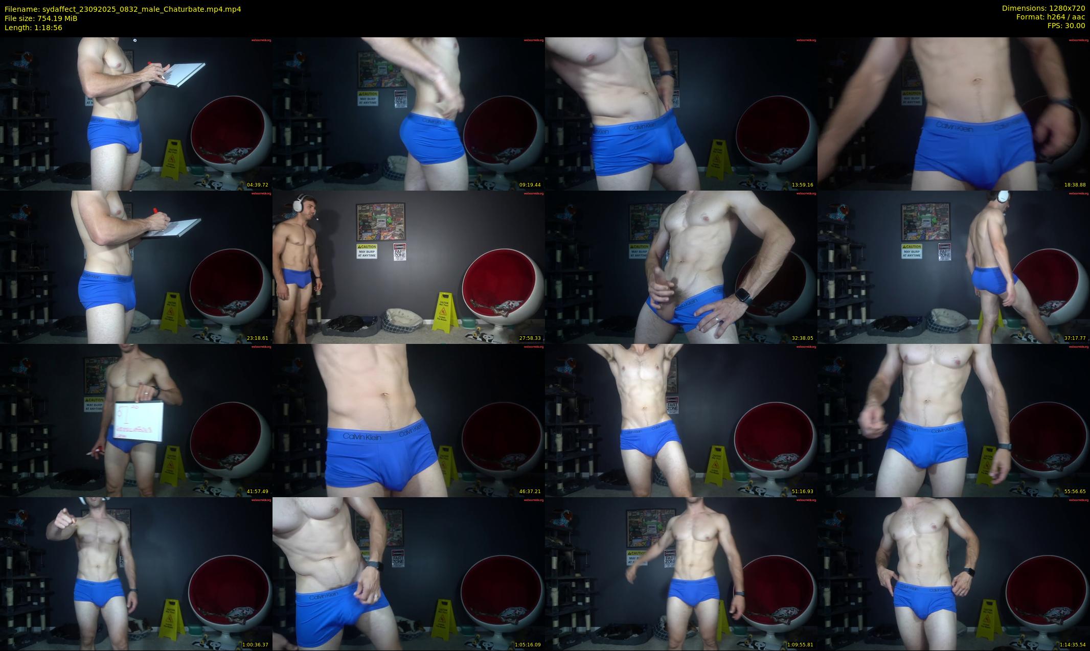 sydaffect — 79 minute Chaturbate male cam show recording, 720p, Sep 23, 2025
