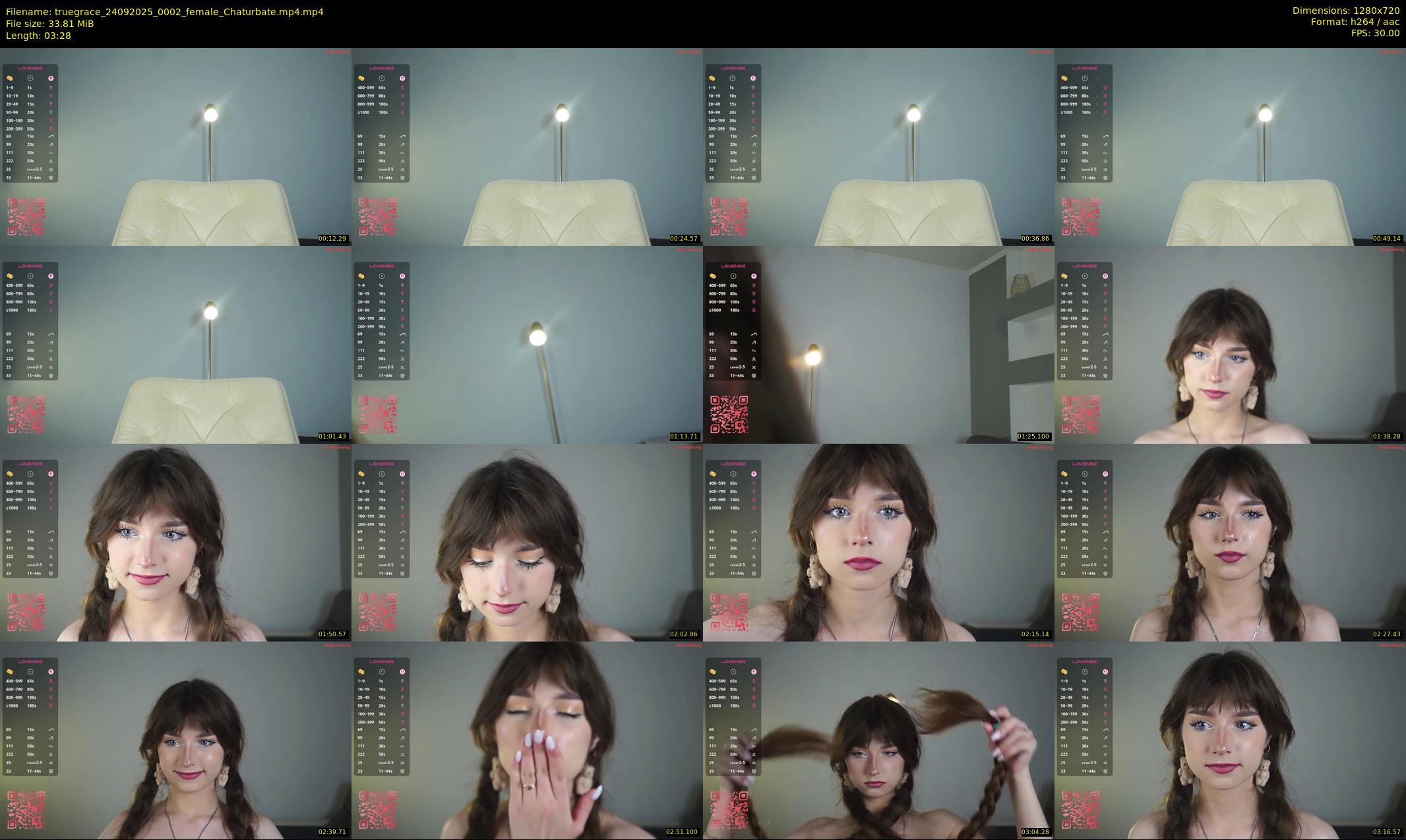 truegrace — 4 minute Chaturbate female cam show recording, 720p, Sep 24, 2025