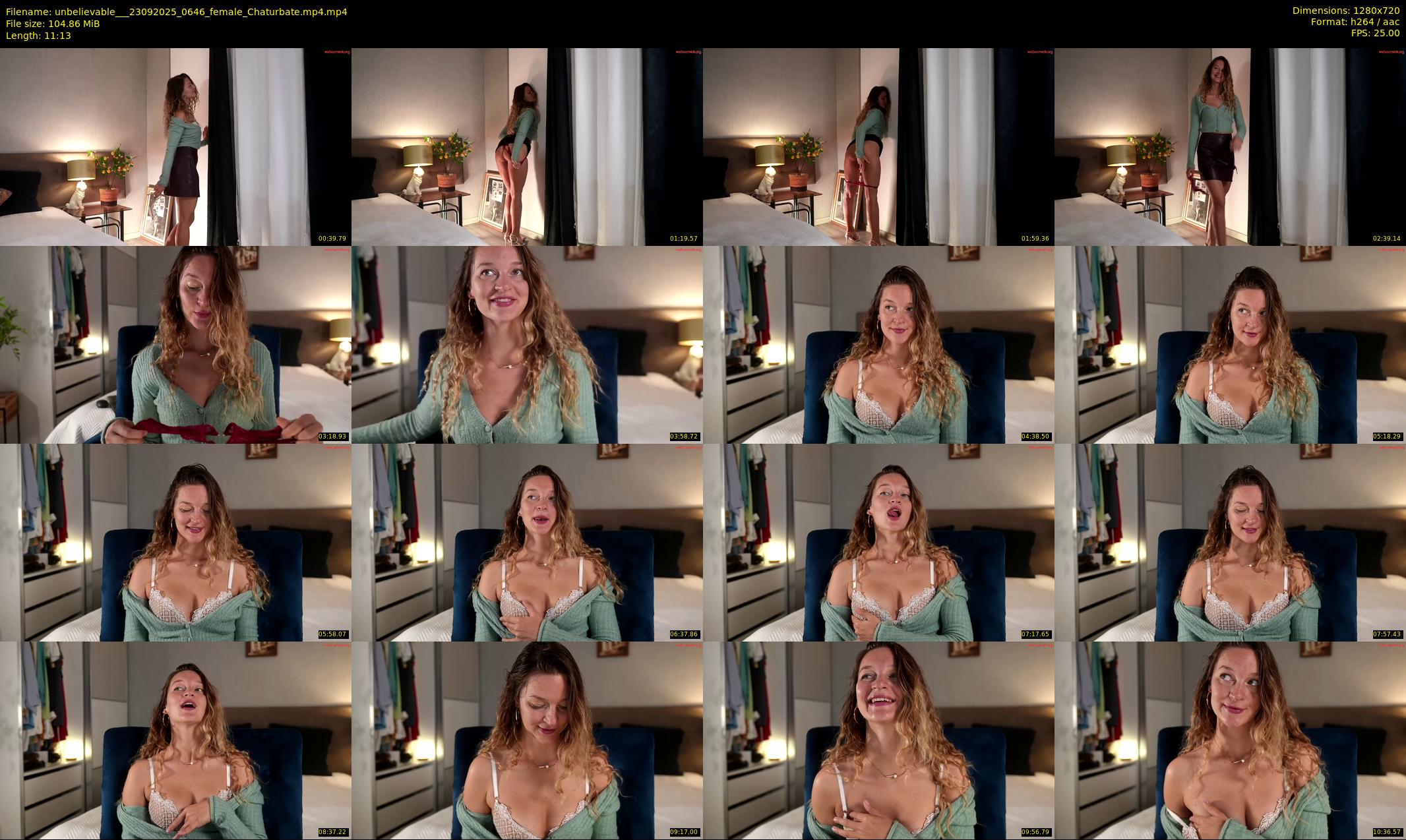 unbelievable__ — 12 minute Chaturbate female cam show recording, 720p, Sep 23, 2025
