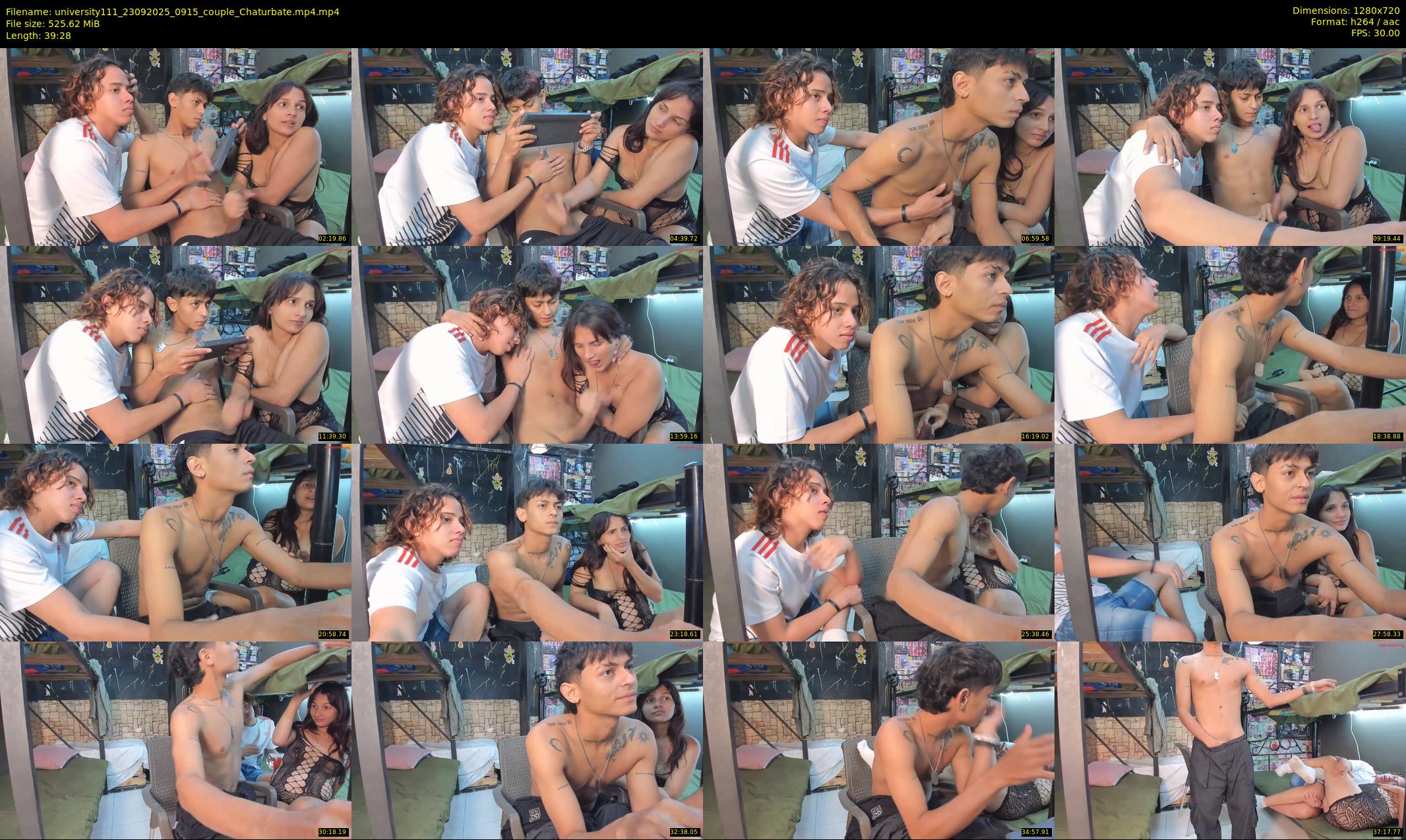 university111 — 40 minute Chaturbate couple cam show recording, 720p, Sep 23, 2025