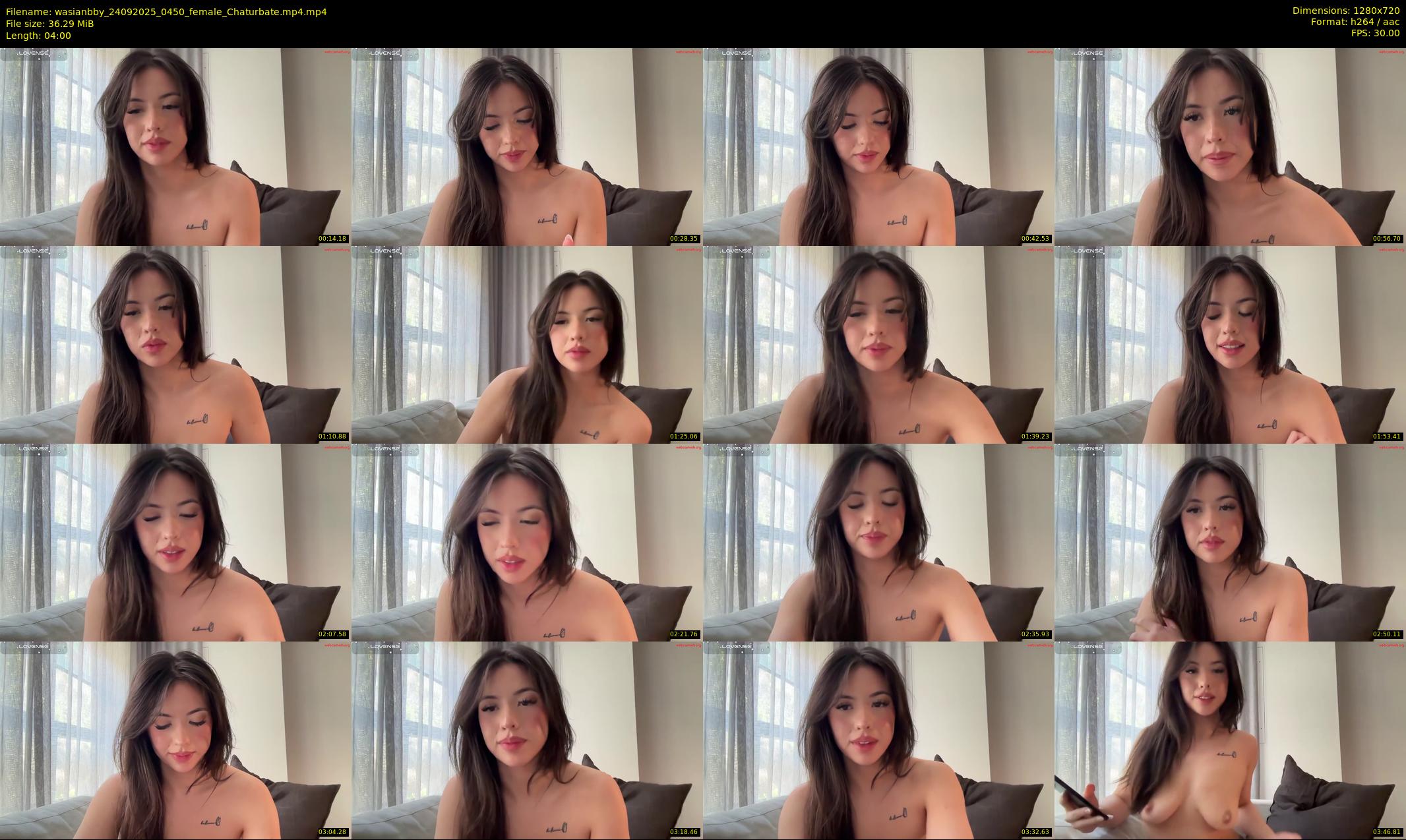 wasianbby — 4 minute Chaturbate female cam show recording, 720p, Sep 24, 2025