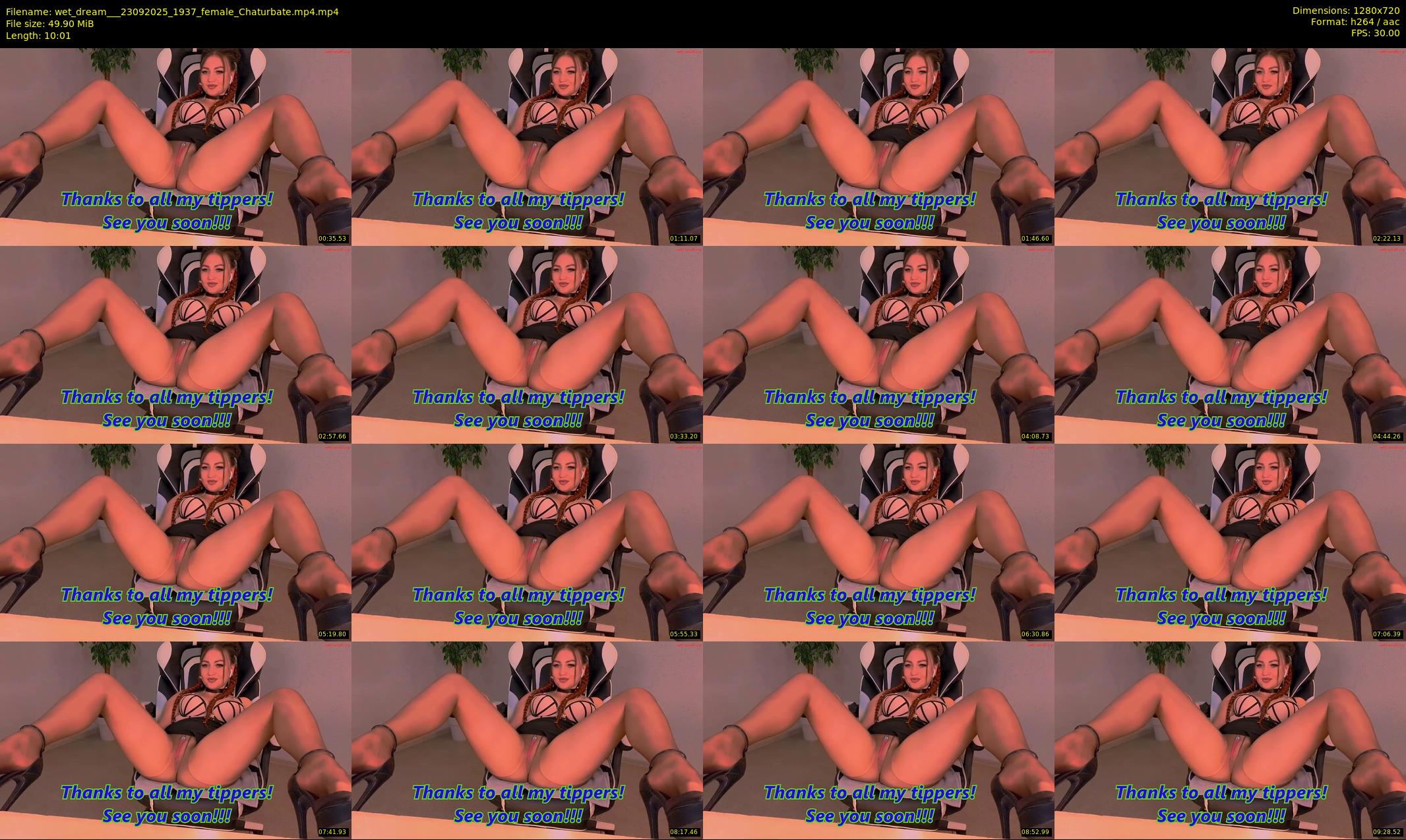 wet_dream__ — 11 minute Chaturbate female cam show recording, 720p, Sep 23, 2025