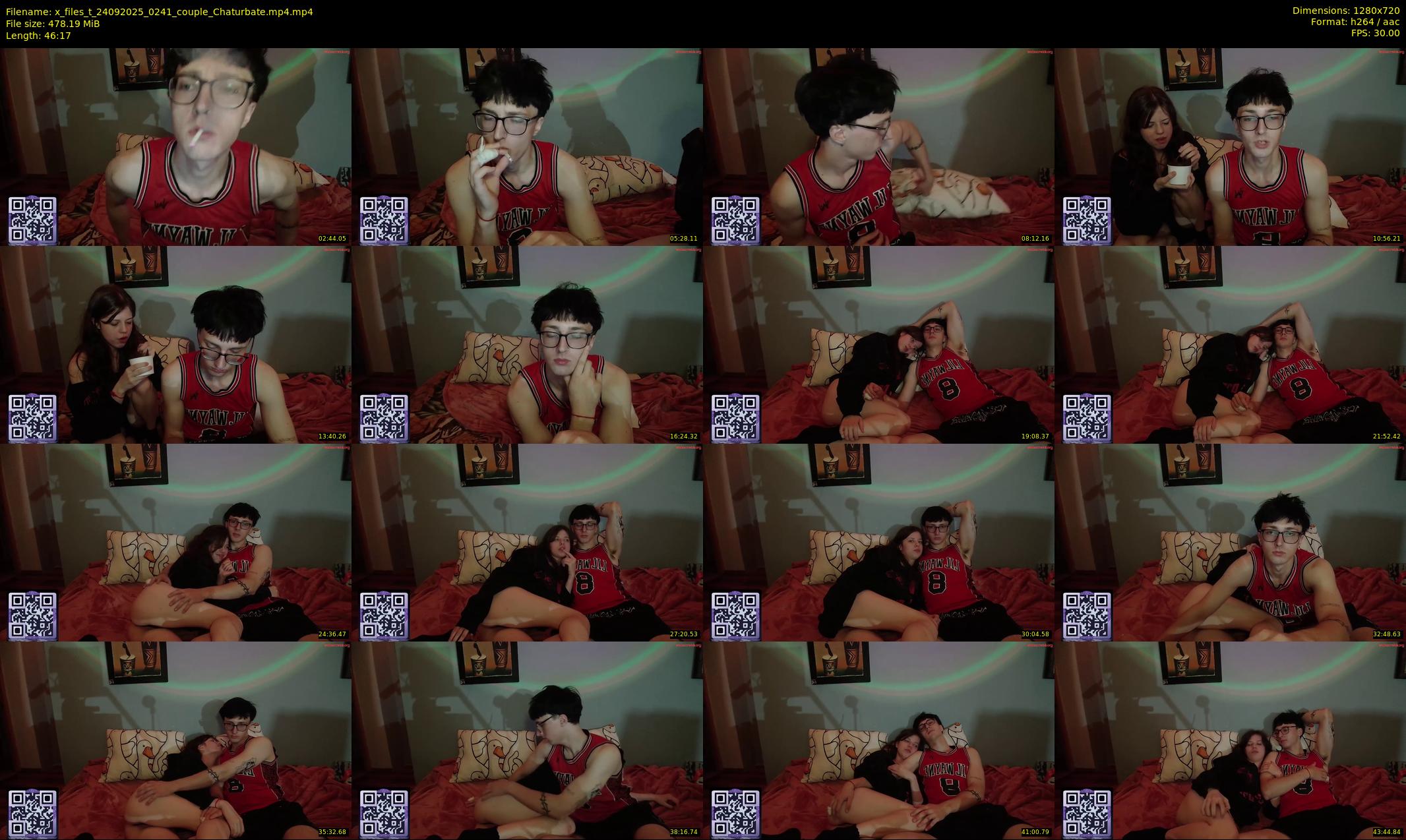 x_files_t — 47 minute Chaturbate couple cam show recording, 720p, Sep 24, 2025