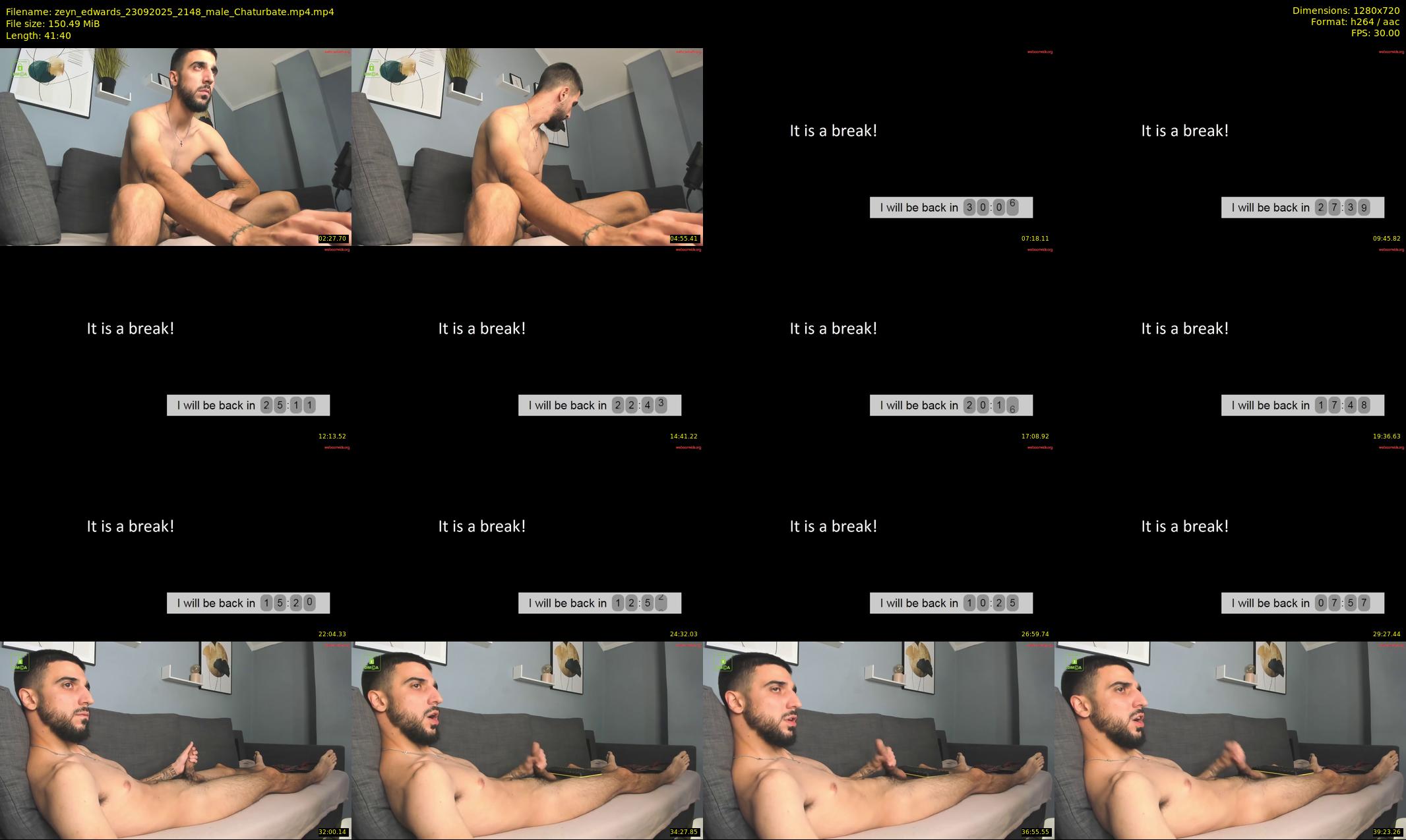 zeyn_edwards — 42 minute Chaturbate male cam show recording, 720p, Sep 23, 2025