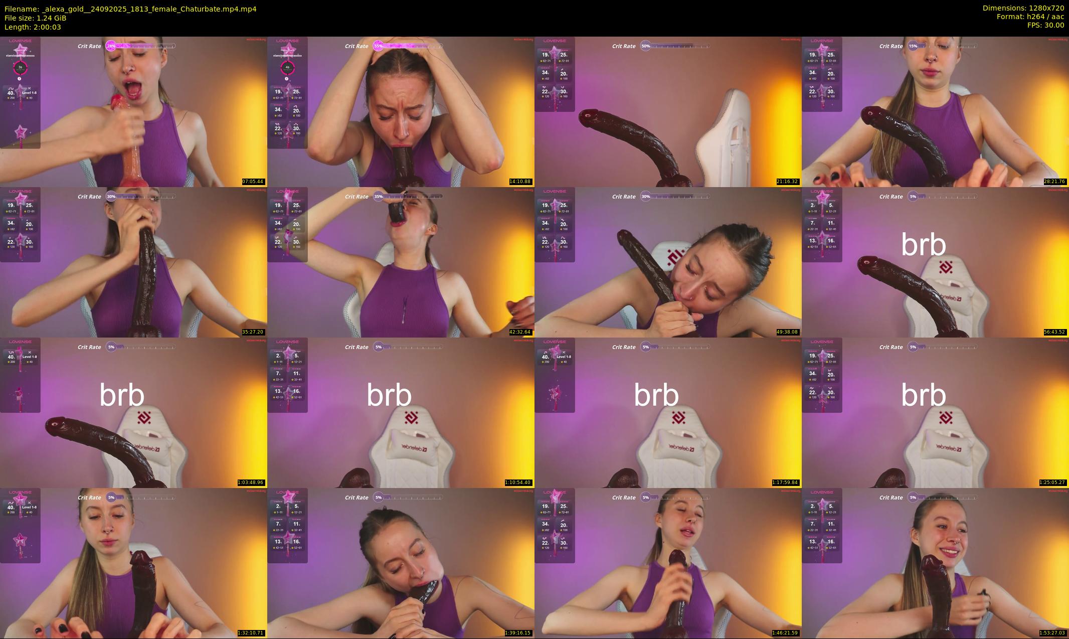 _alexa_gold_ — 121 minute Chaturbate female cam show recording, 720p, Sep 24, 2025