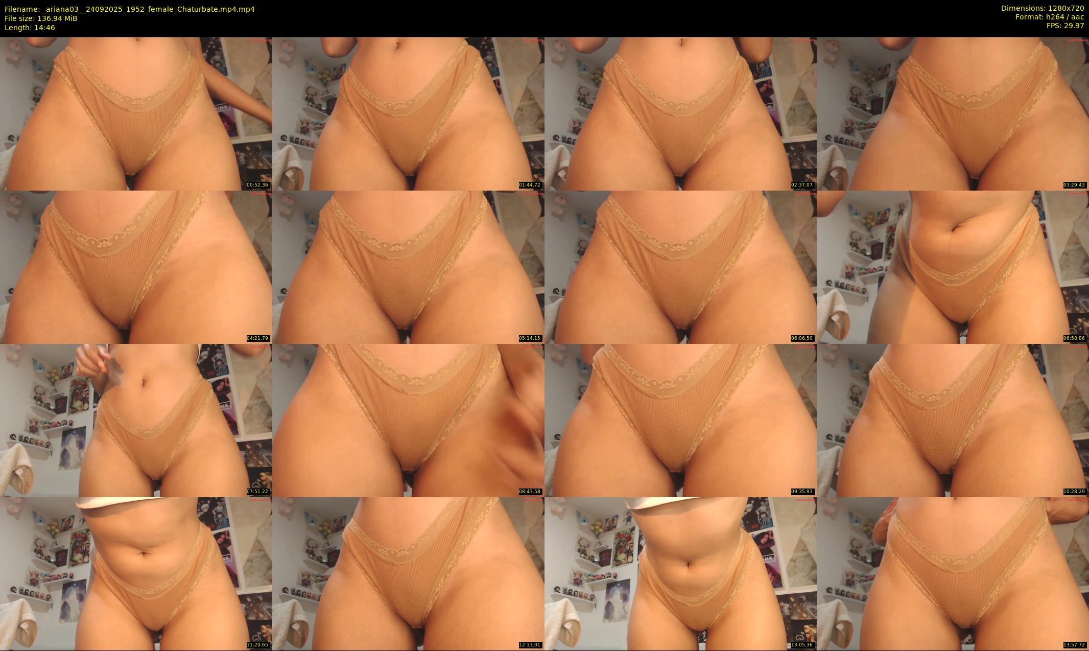 _ariana03_ — 15 minute Chaturbate female cam show recording, 720p, Sep 24, 2025