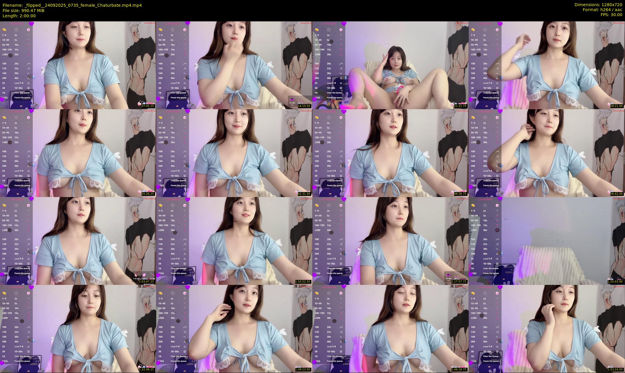 _flipped_ — 120 minute Chaturbate female cam show recording, 720p, Sep 24, 2025