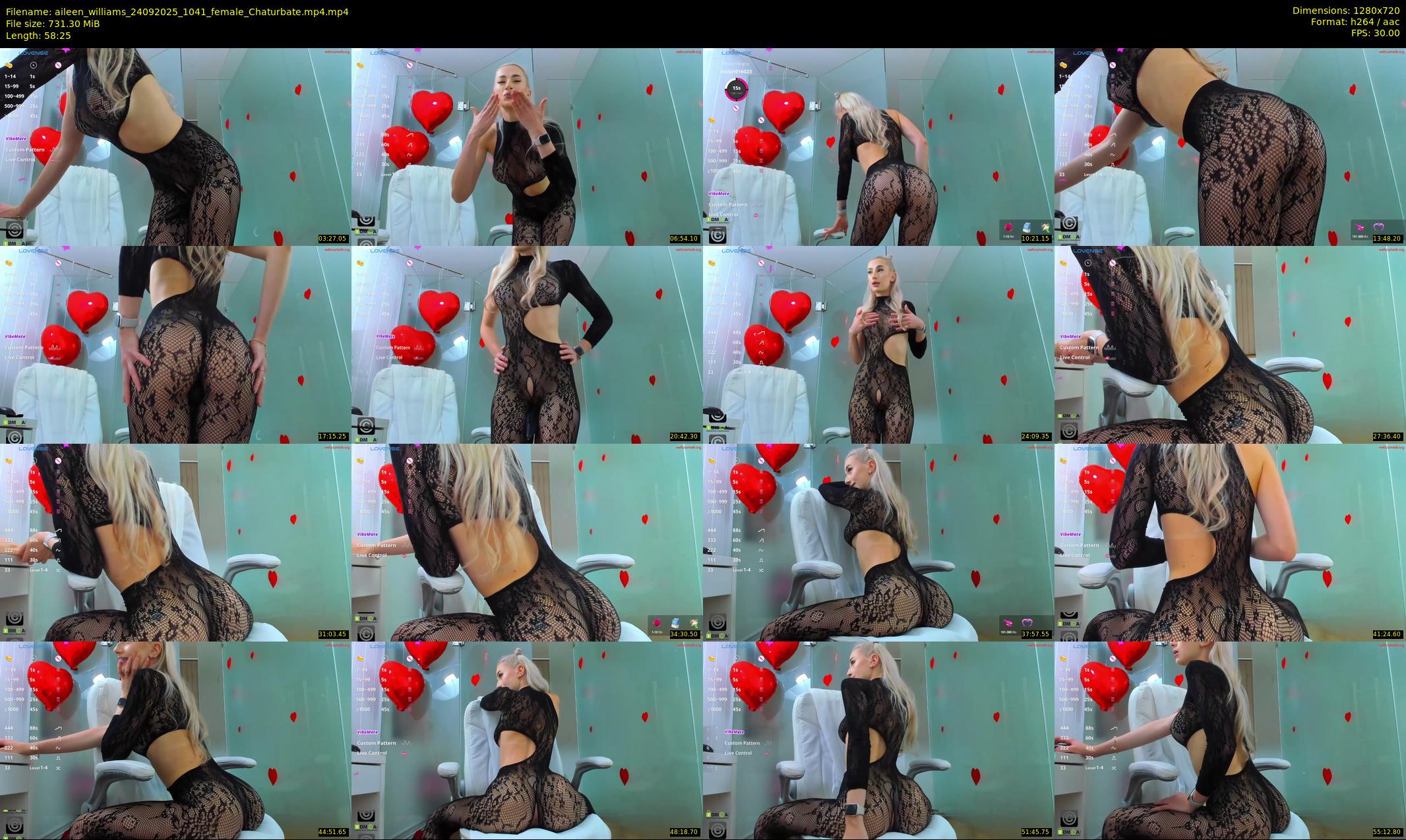 aileen_williams — 59 minute Chaturbate female cam show recording, 720p, Sep 24, 2025