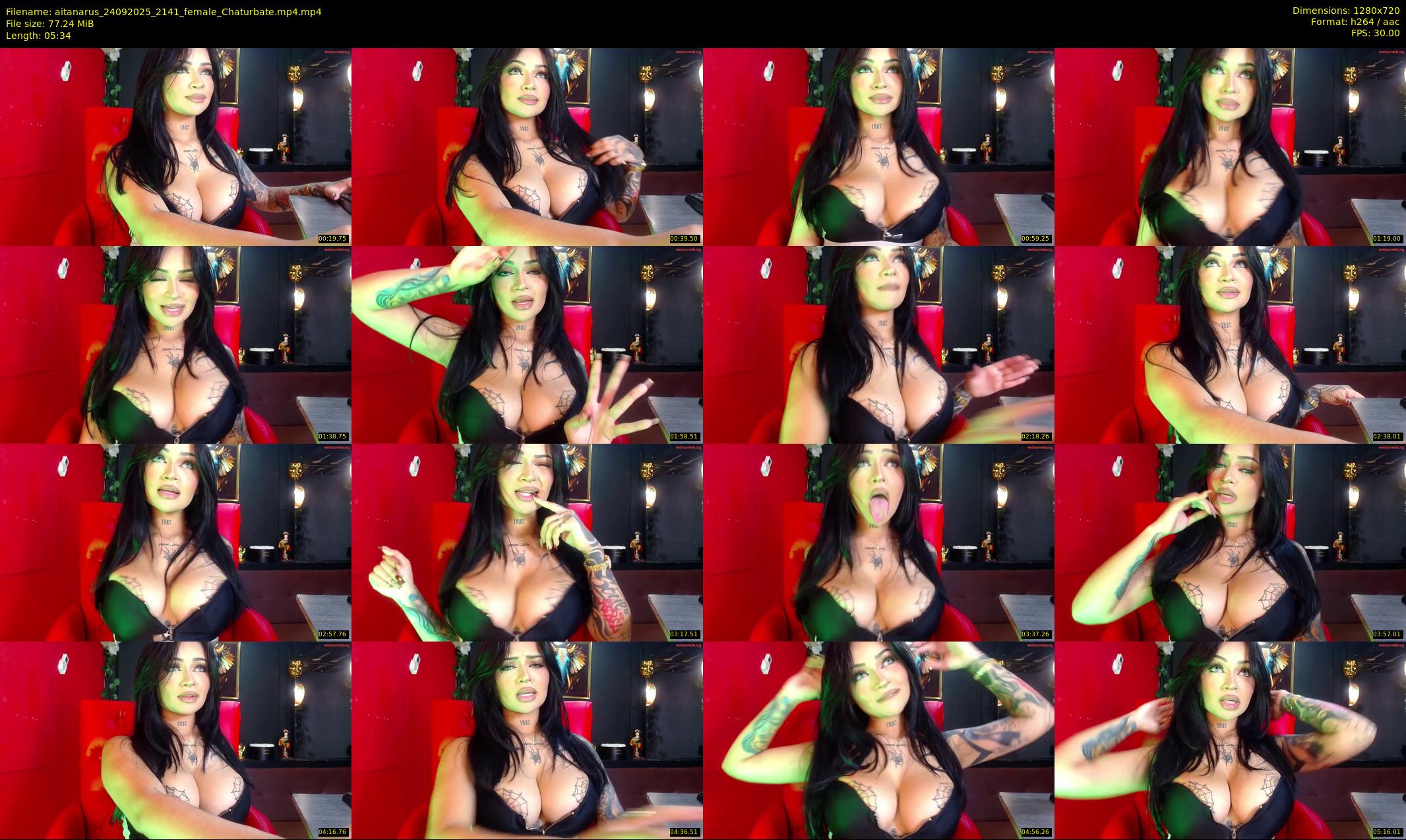 aitanarus — 6 minute Chaturbate female cam show recording, 720p, Sep 24, 2025